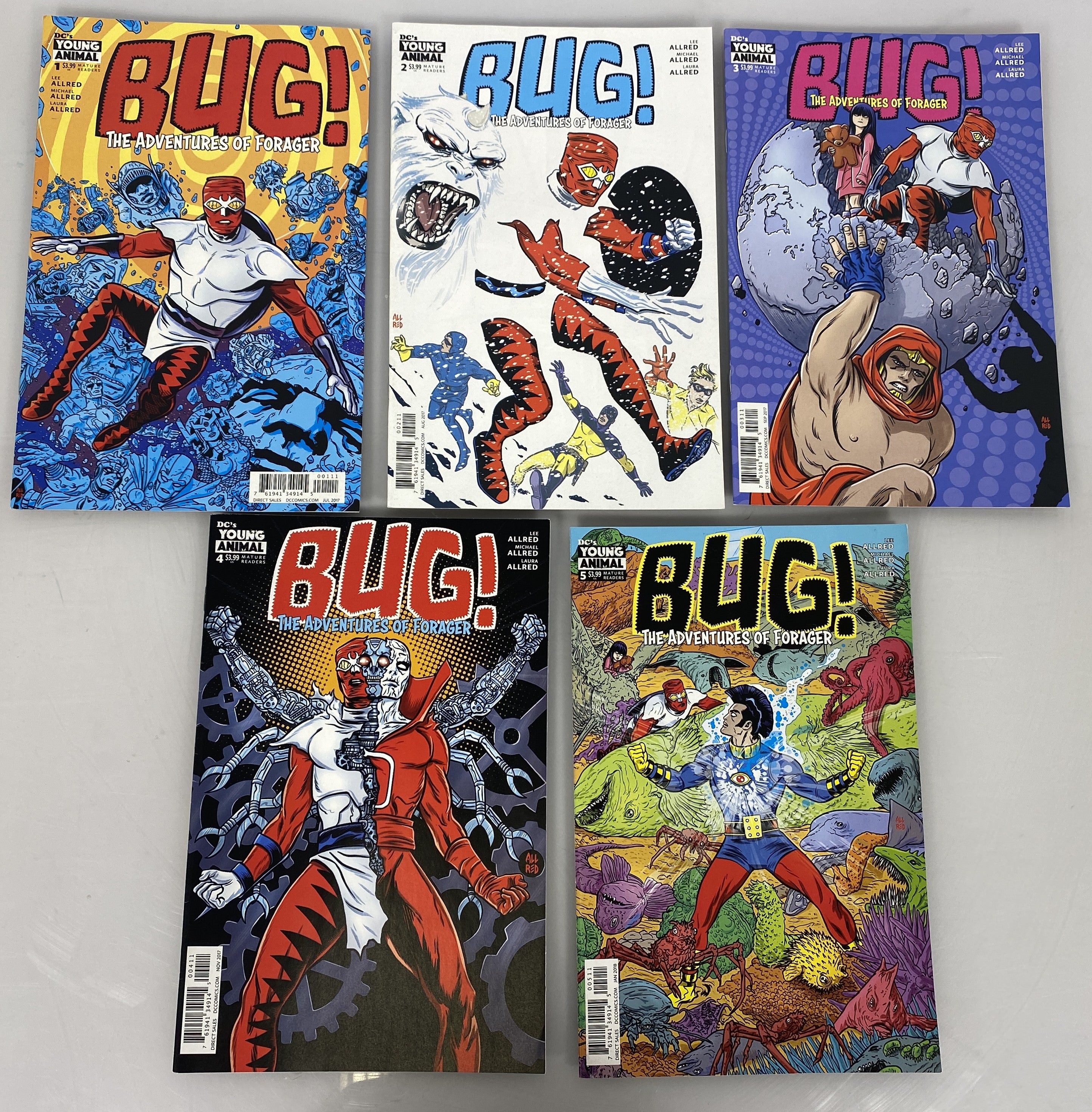 DC Comics Bug: Adventures of Forager 1-5 (2017-2018)