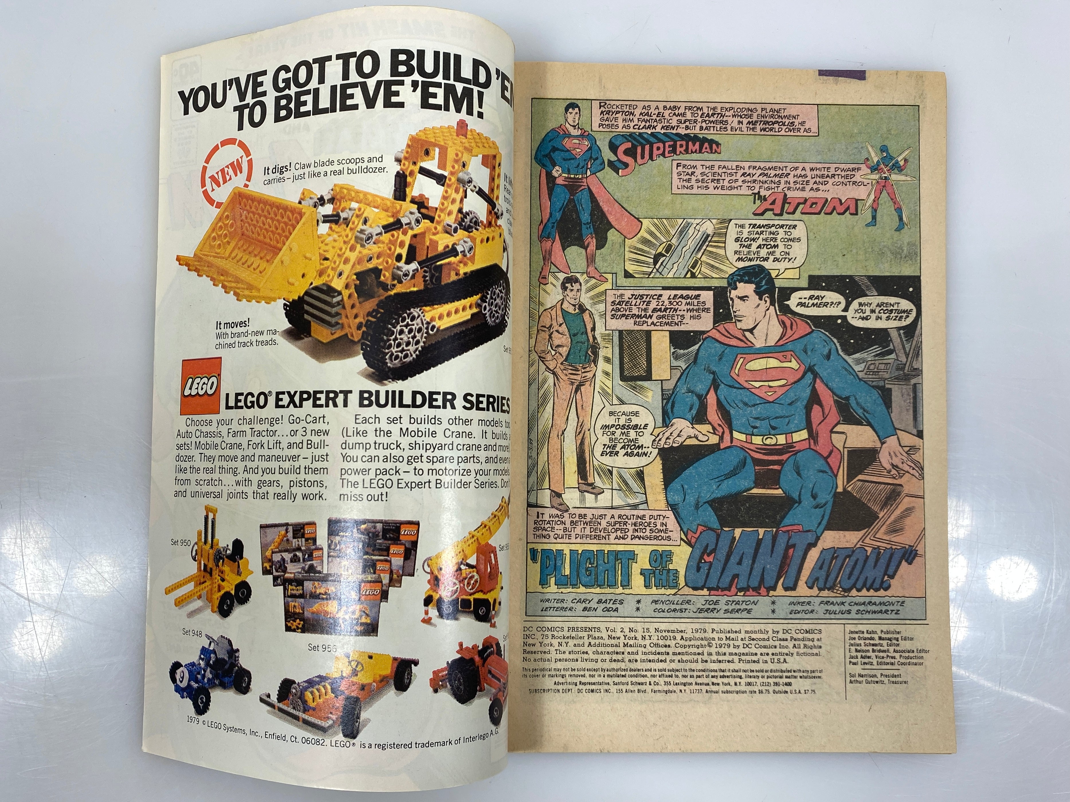 DC Comics Presents Superman and the Atom #15 1979