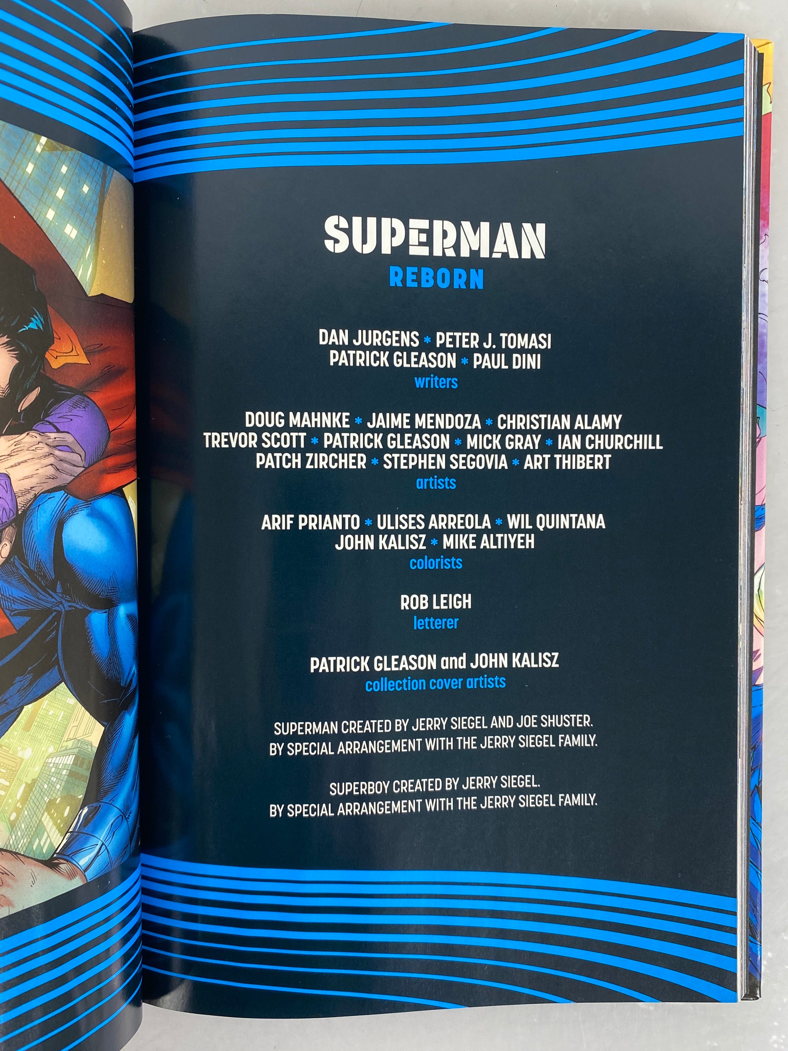 DC Universe Rebirth Superman Reborn (2017) Graphic Novels HC DJ