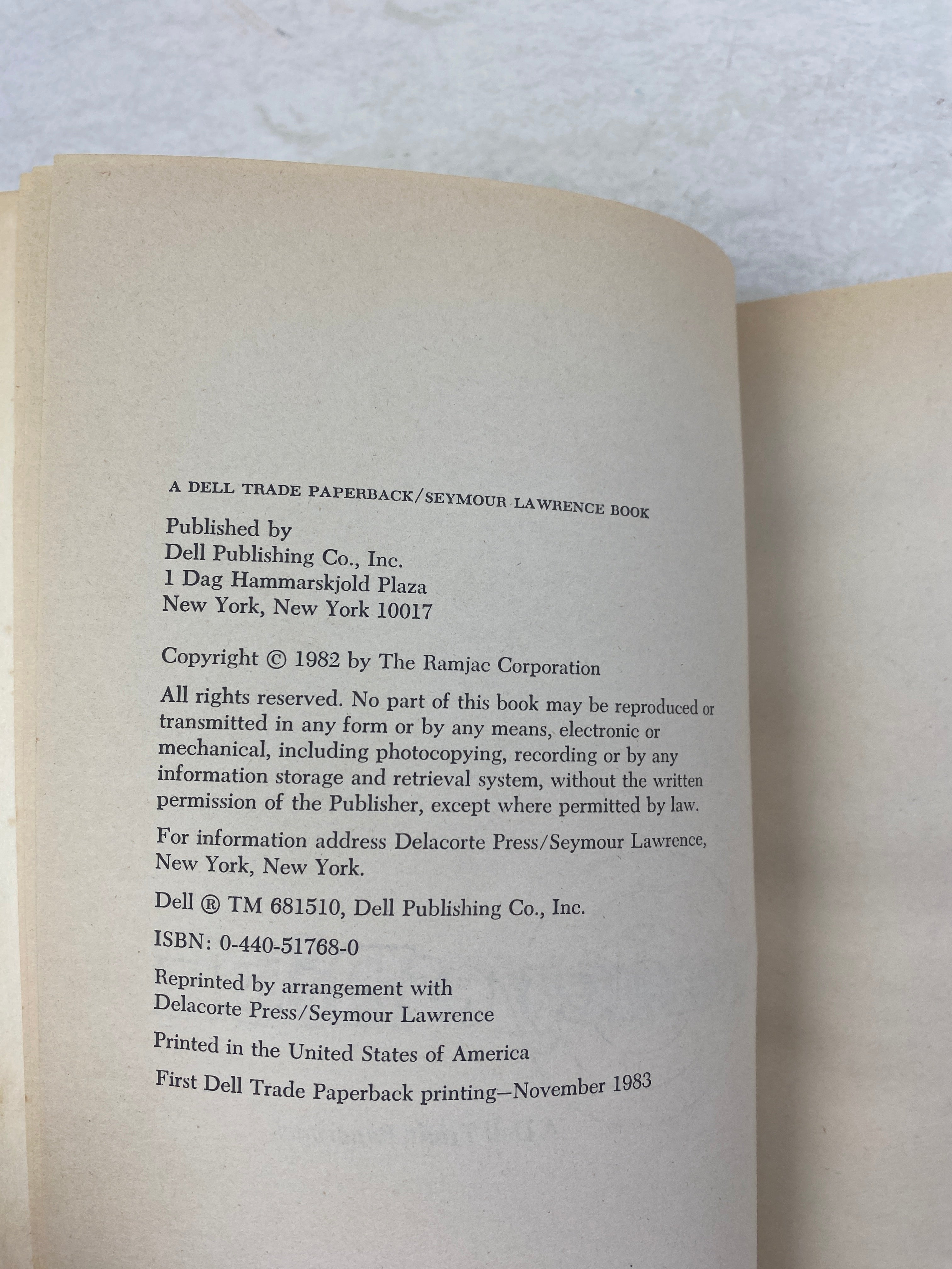 Dead-Eye Dick Kurt Vonnegut paperback 1982