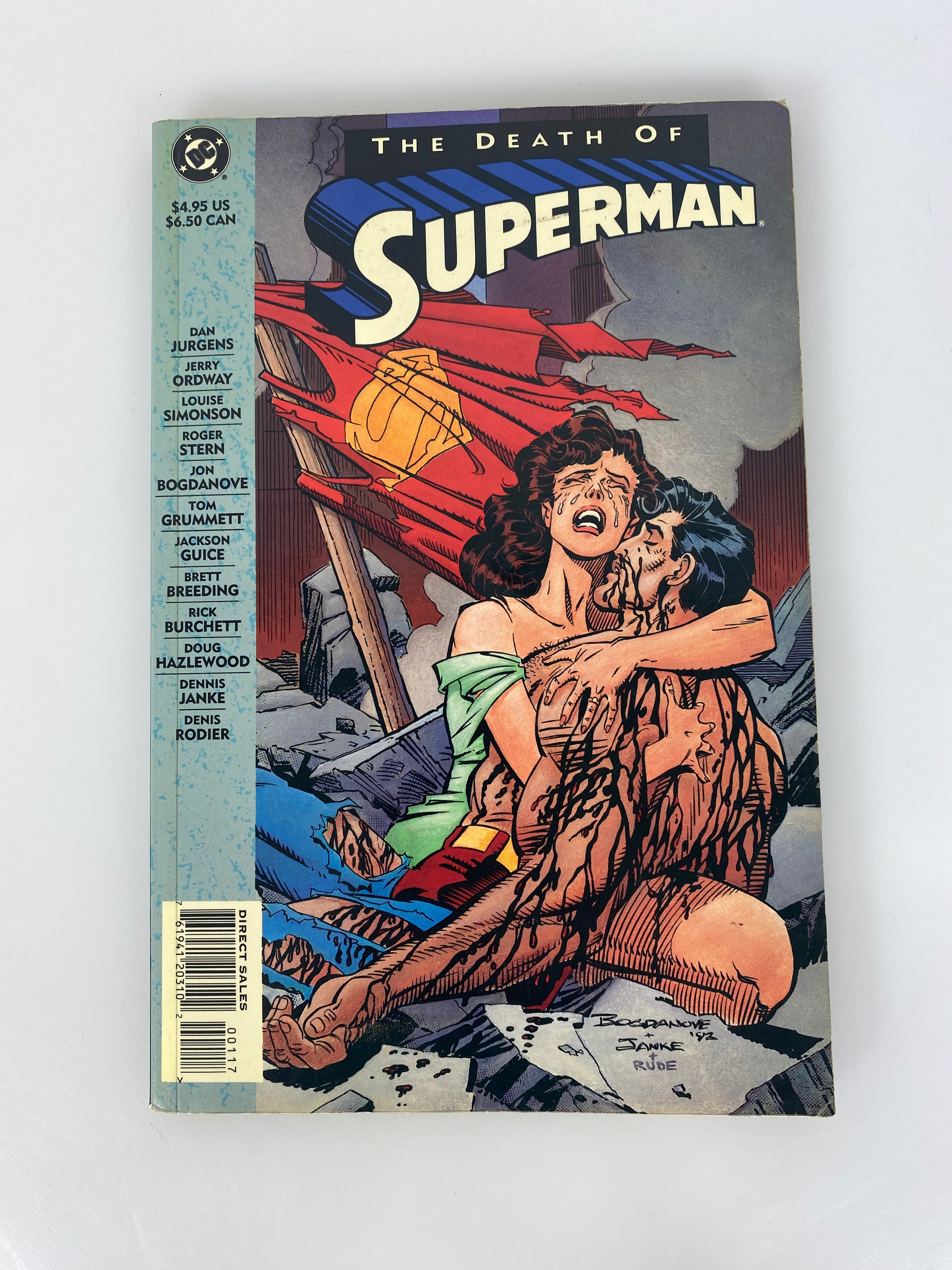 Death of Superman Graphic Novel DC Comics 1993