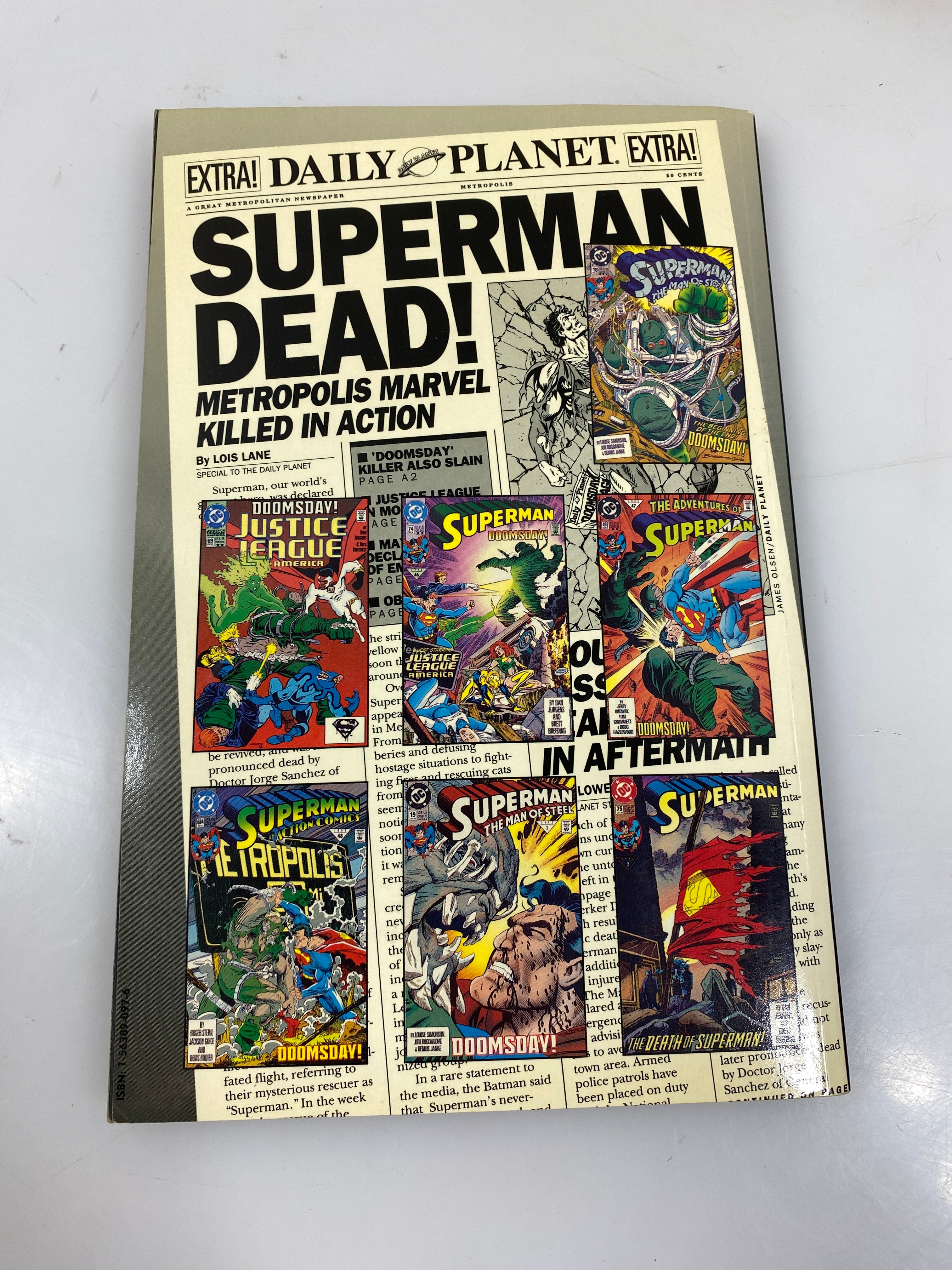 Death of Superman SC Book DC Comics 1993