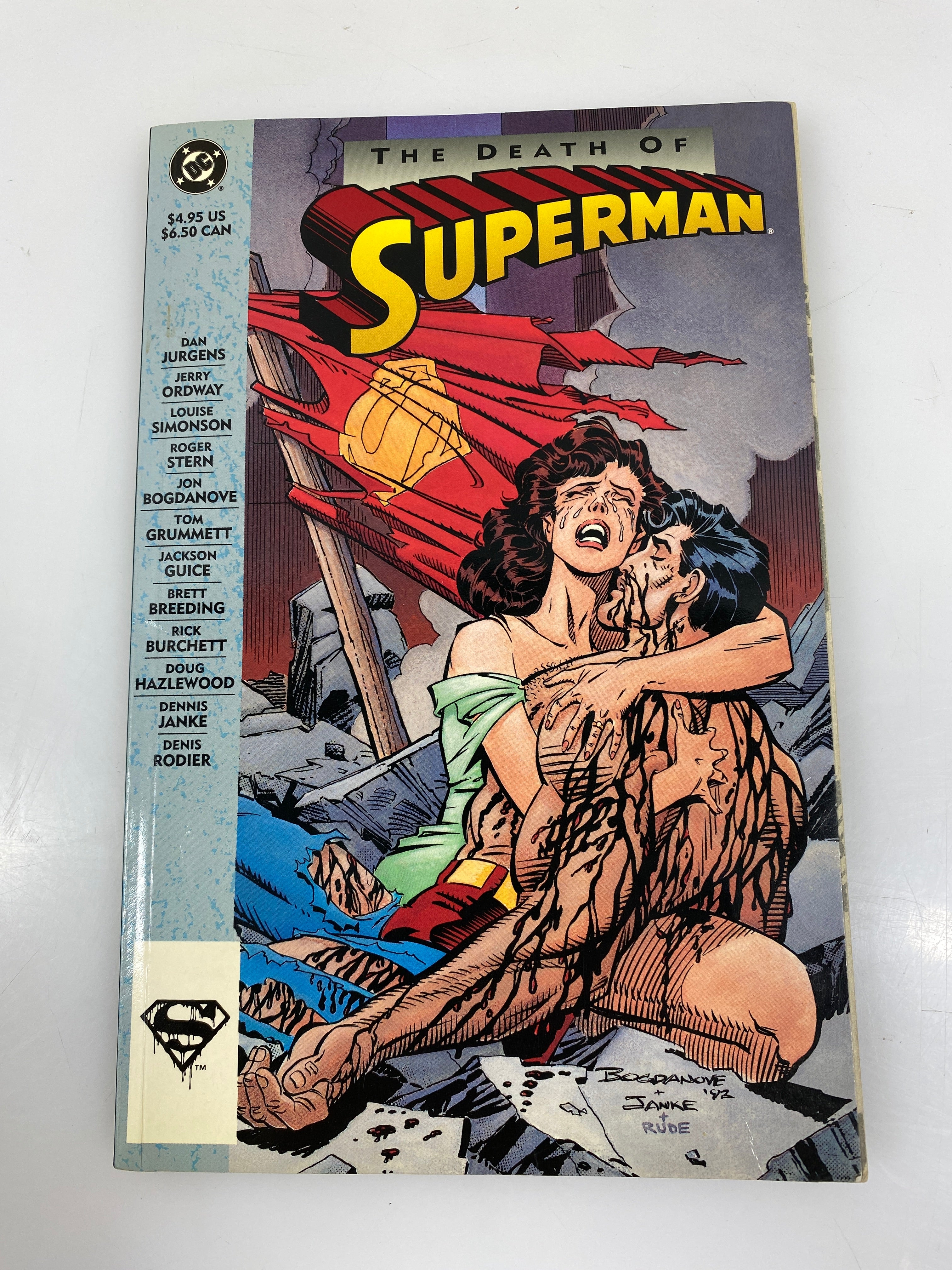 Death of Superman SC Book DC Comics 1993