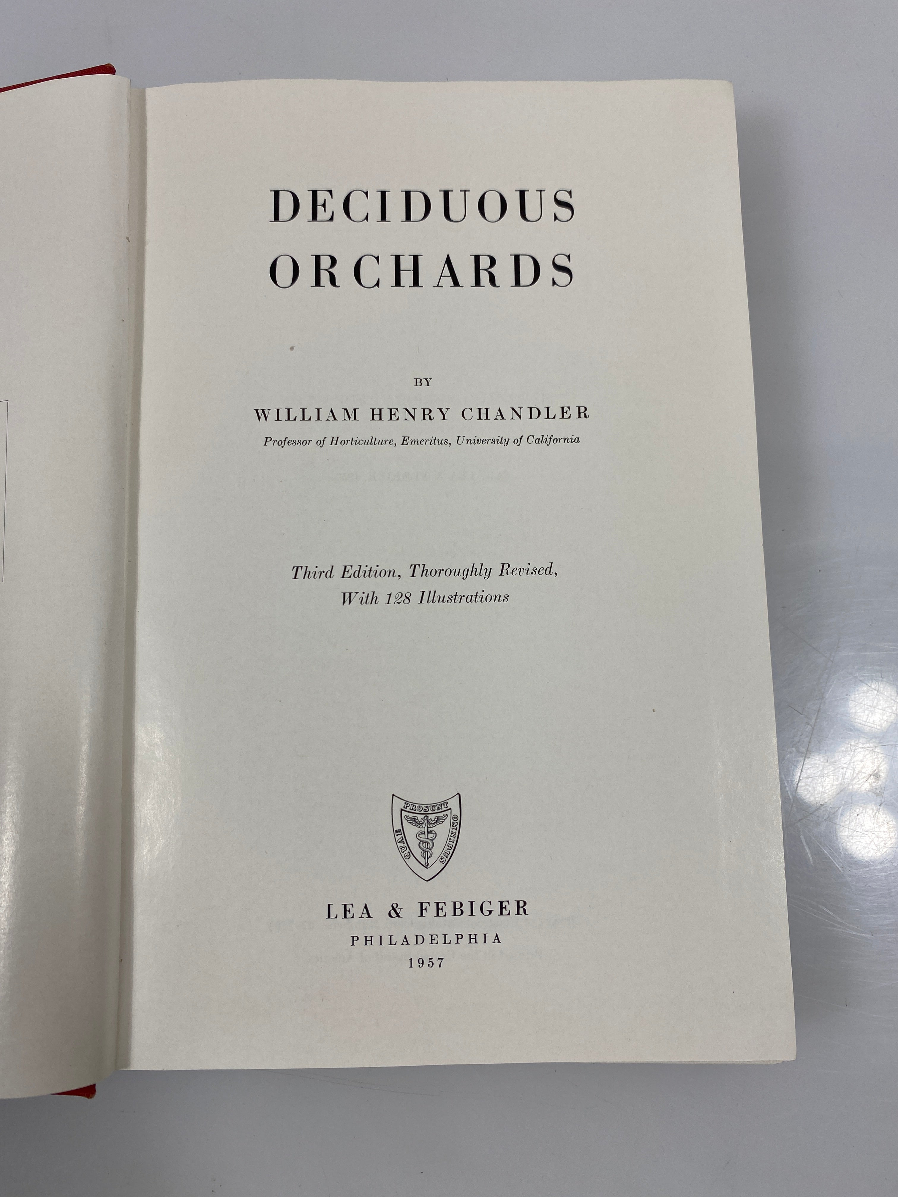 Deciduous Orchards by Chandler 1957 HC