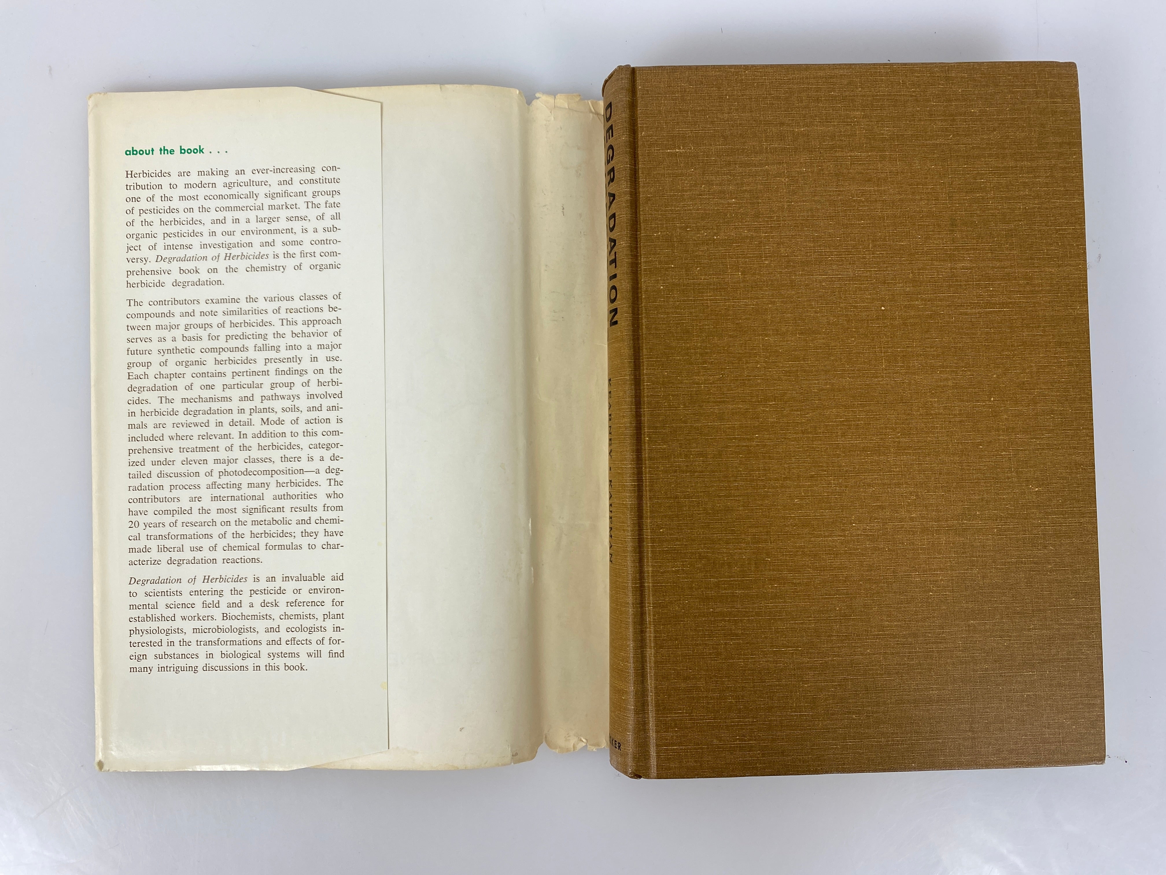 Degradation of Herbicides by Kearney/Kaufman 1969 Marcel Dekker HCDJ