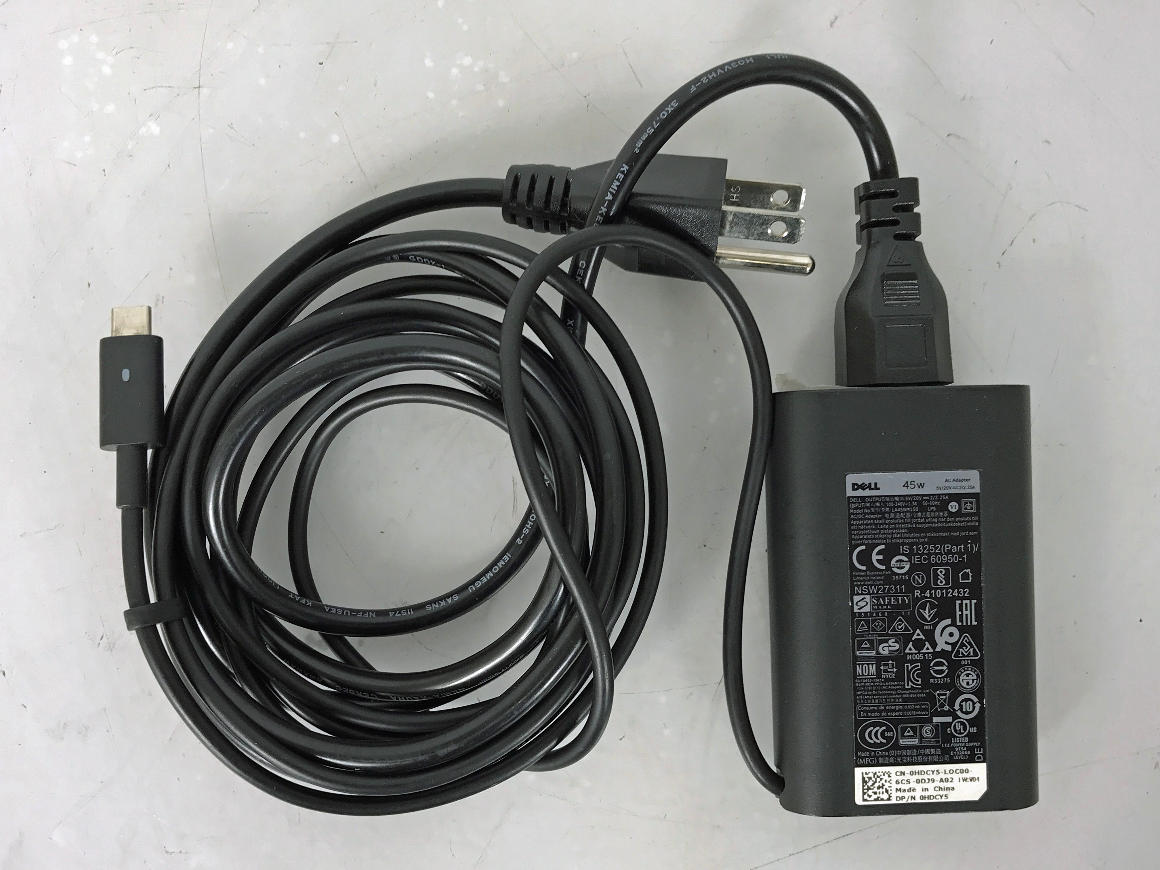 Dell 45W 20V 2.25A USB-C Power Supply