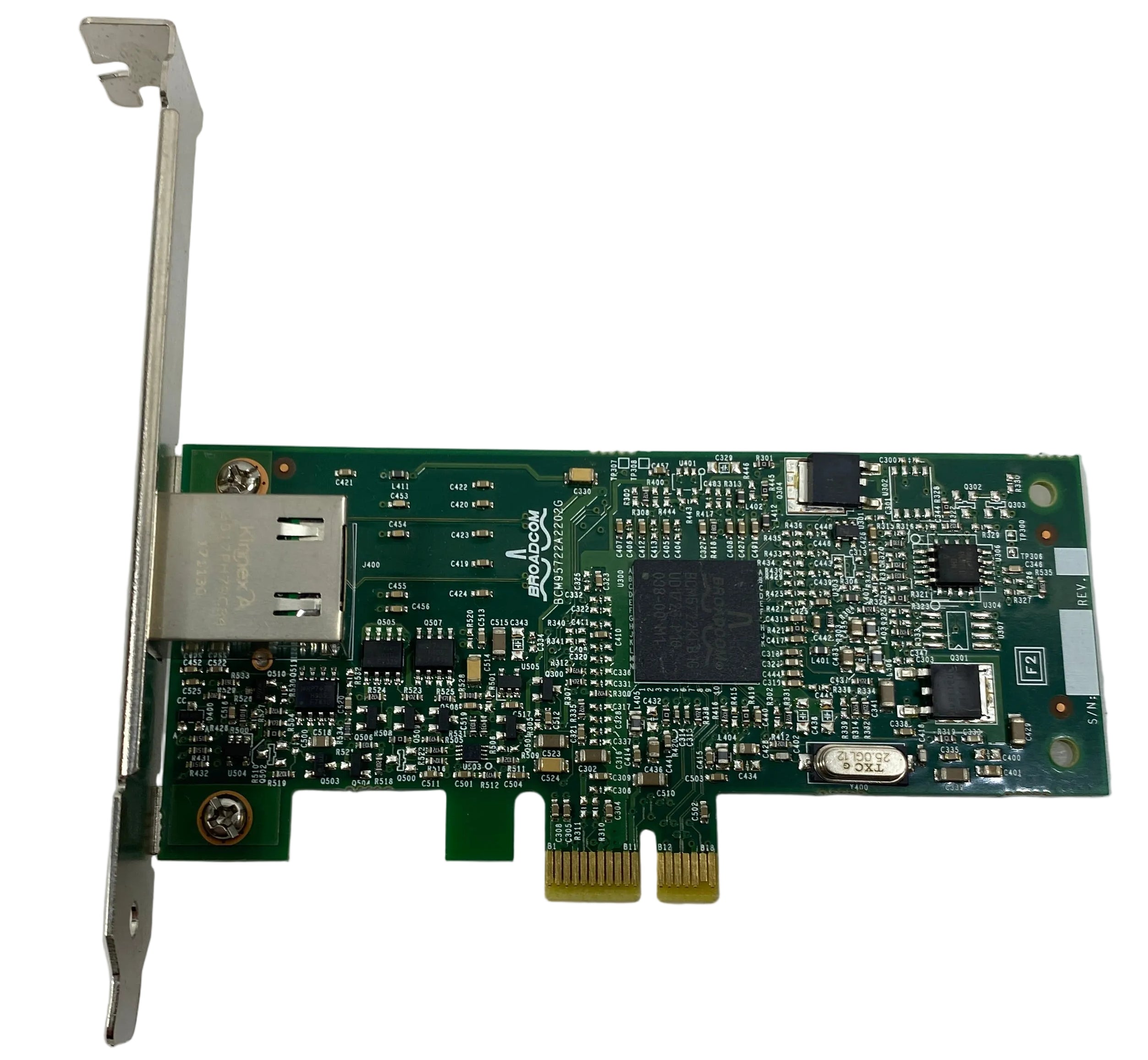 Dell Broadcom NetXtreme 5722 Single-Port Gigabit Ethernet PCI Express x1 Network Interface Card