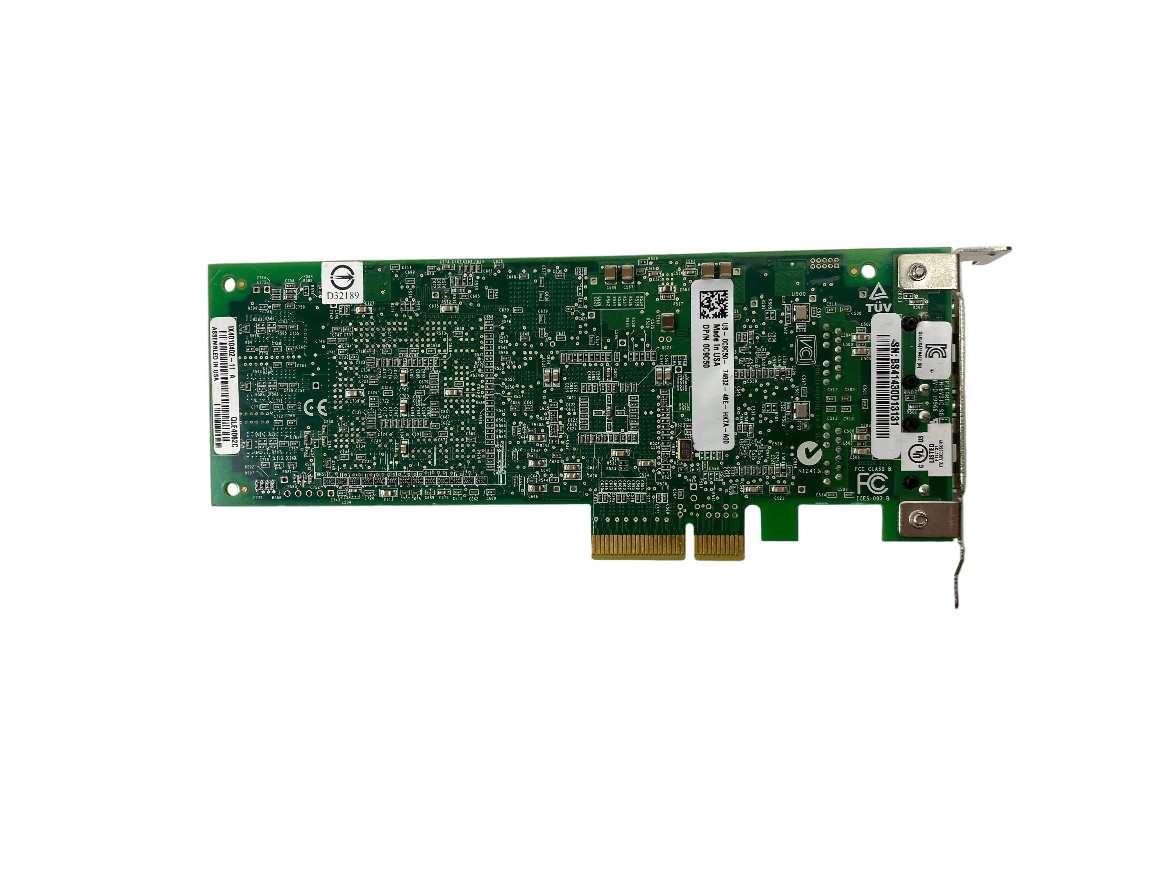 Dell C9C50 QLogic QLE4062C Dual-Port Gigabit iSCSI Host Bus Adapter *Untested*