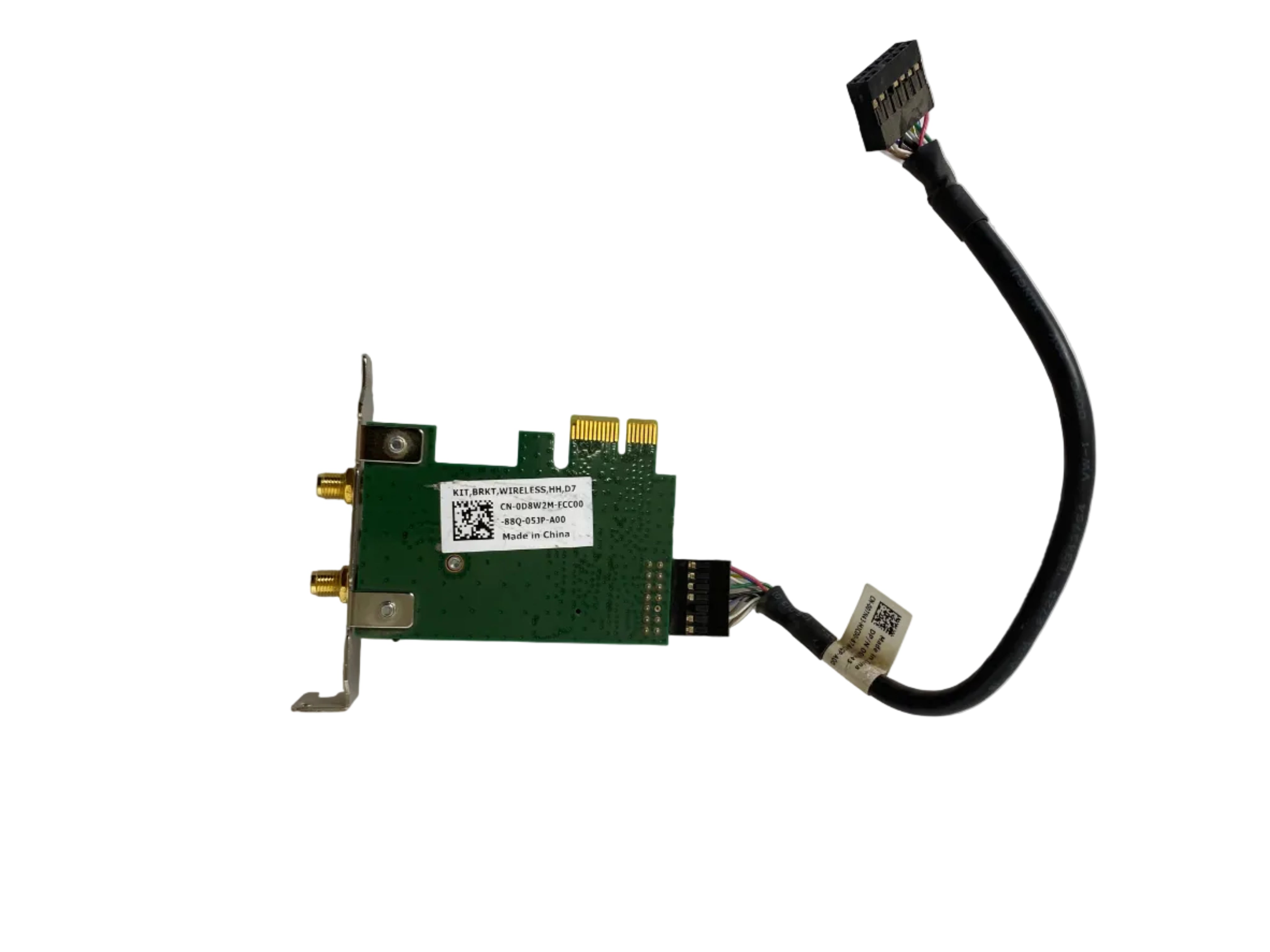 DELL D8W2M Dual Band Wireless Network Adapter w/Cable Low Profile
