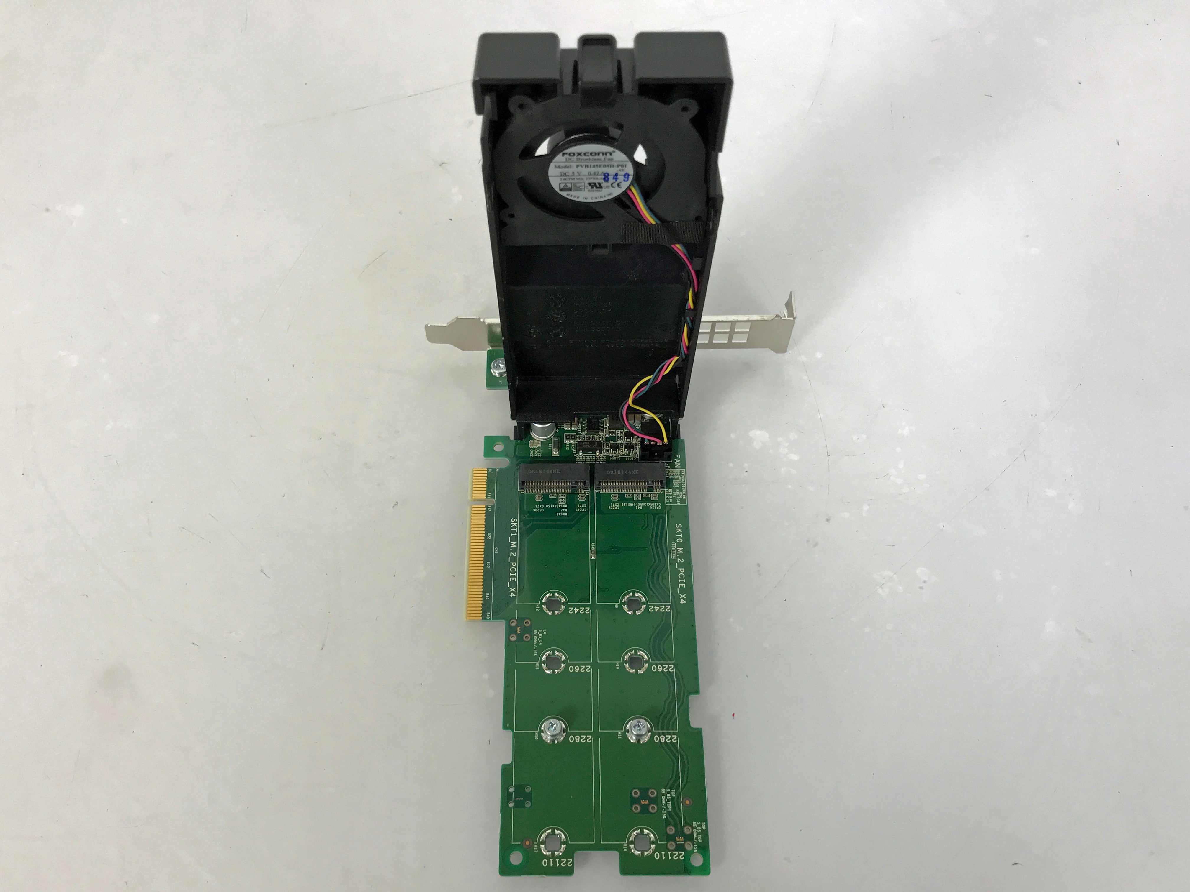 Dell DPWC300 FH PCIe-x8 Dual M.2 NVMe Converter