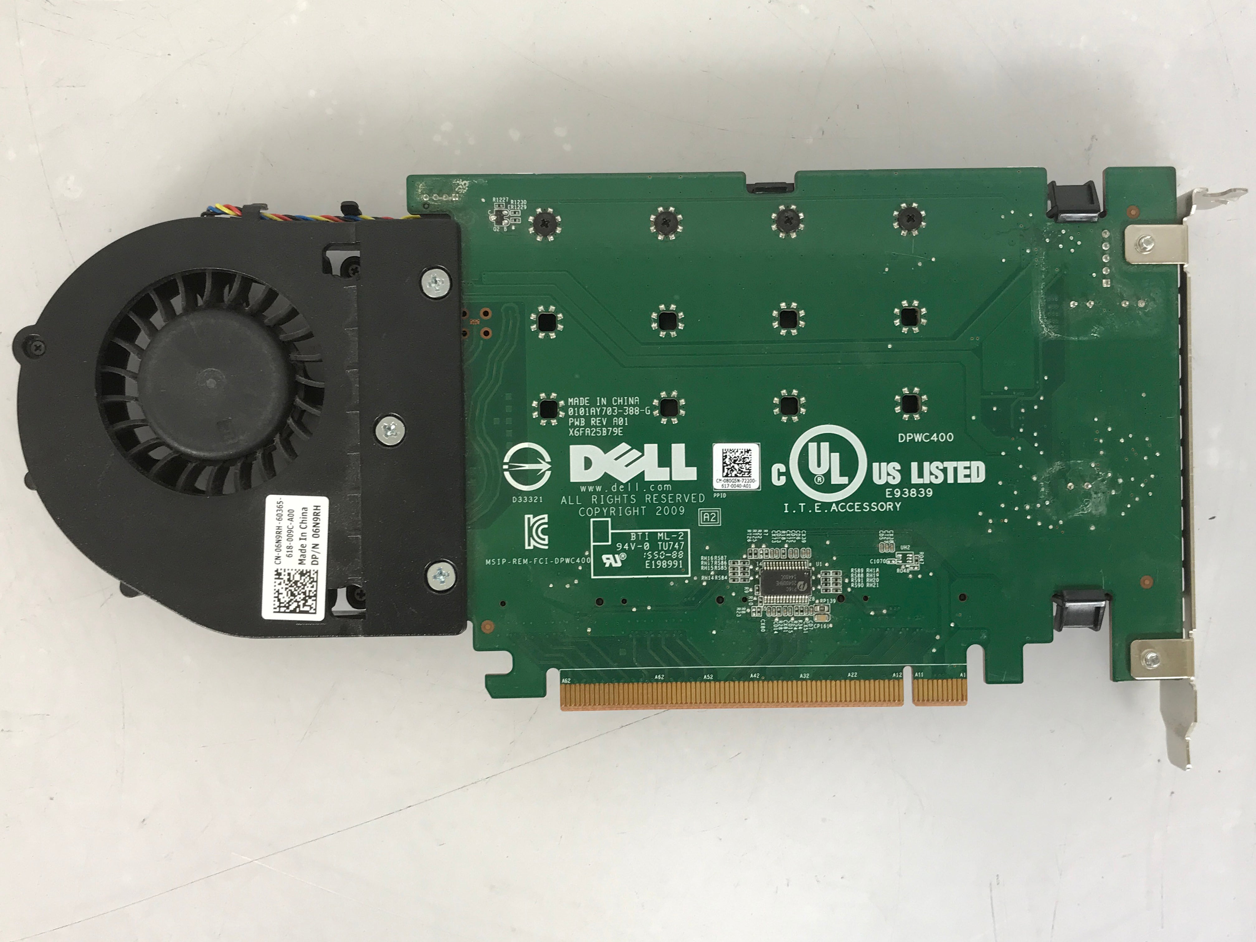 Dell DPWC400 NVMe M.2 Storage Adapter Card