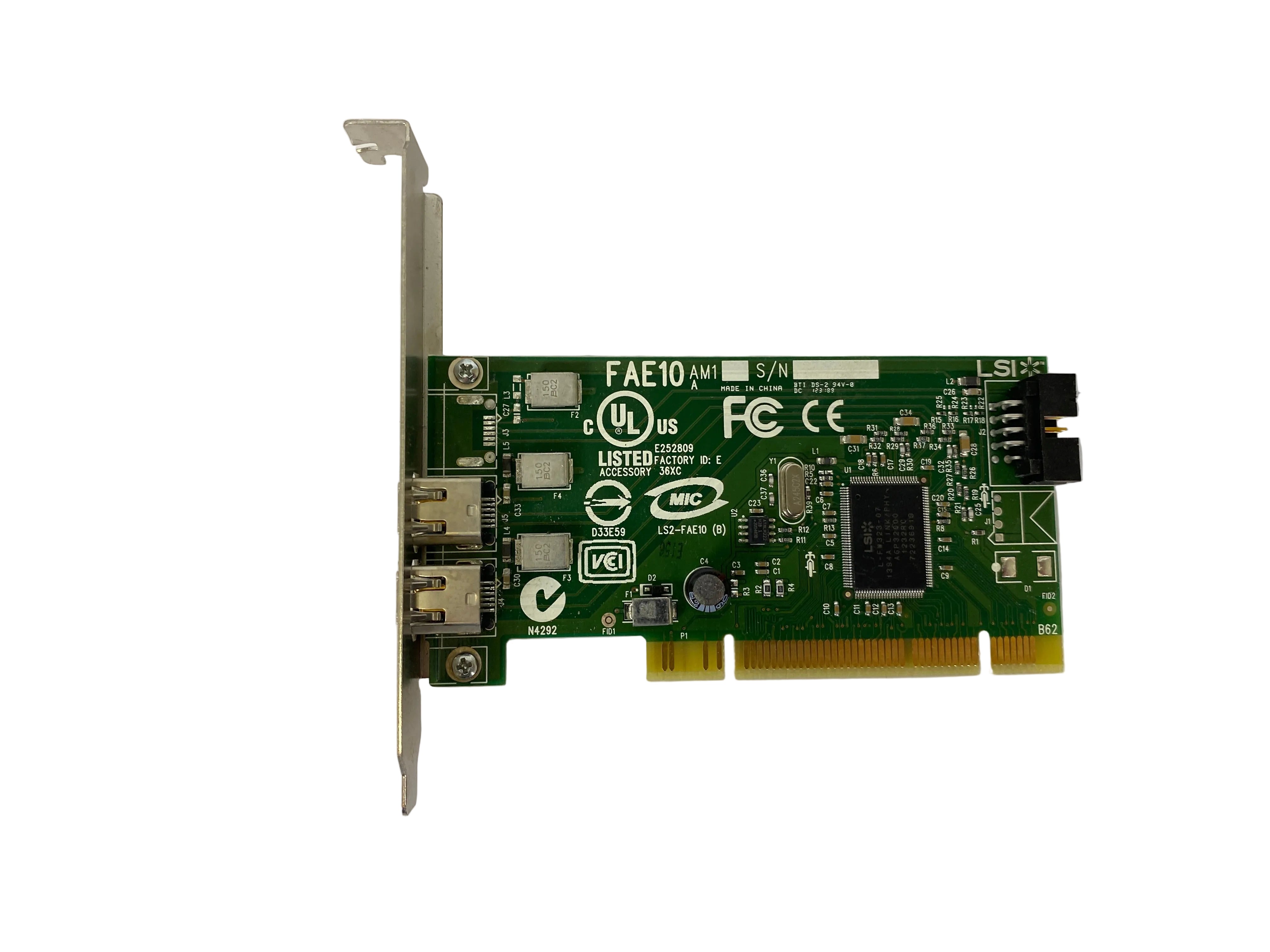 Dell H924H Dual Port IEEE-1394 PCI FireWire Controller Card