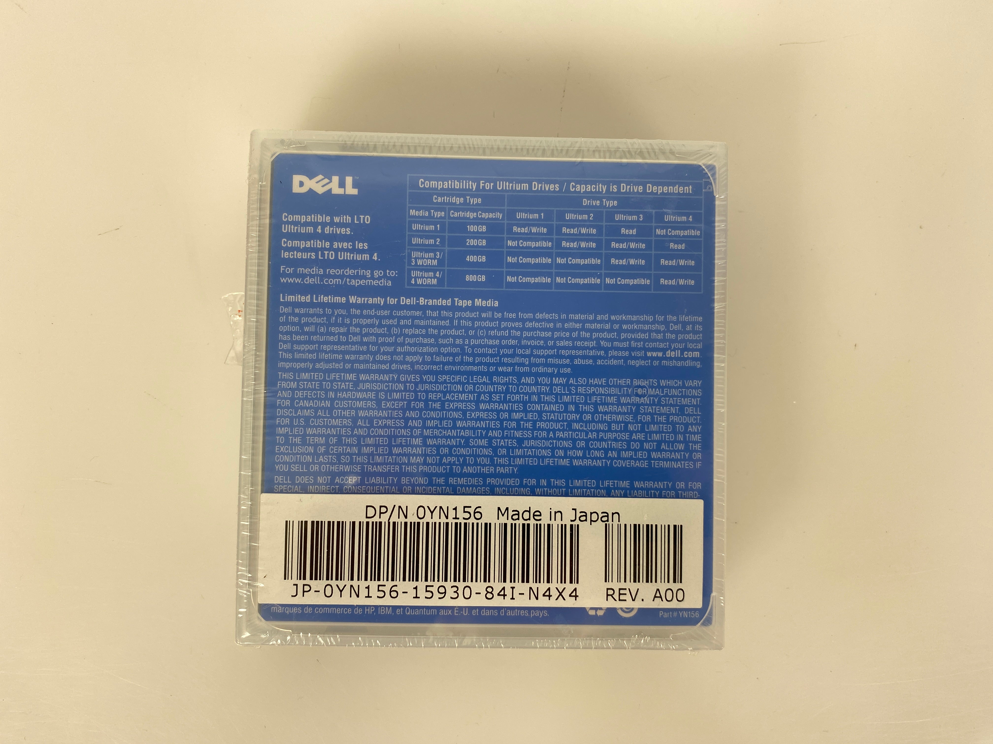 Dell LTO Ultrium 4 800GB Data Cartridge *New*