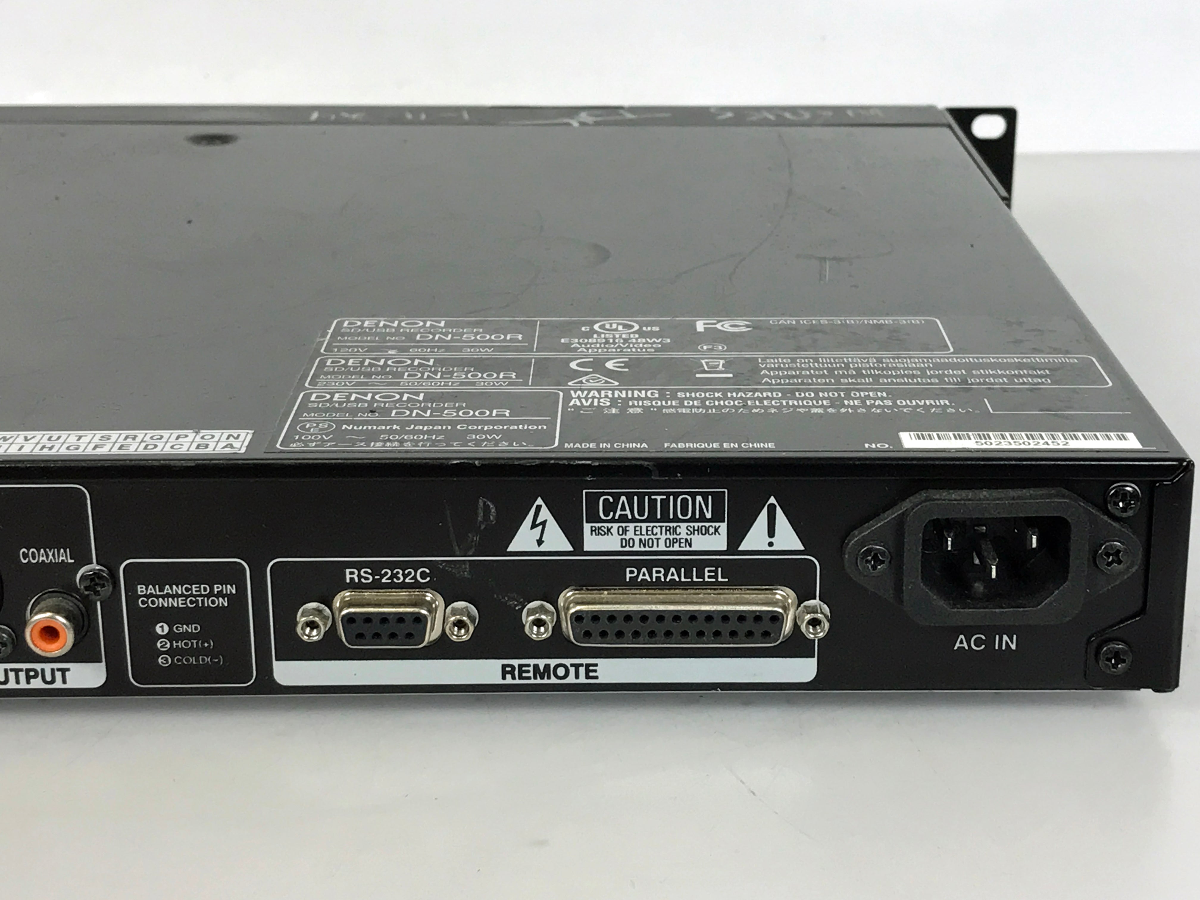 Denon DN-500R SD/USB Audio Recorder