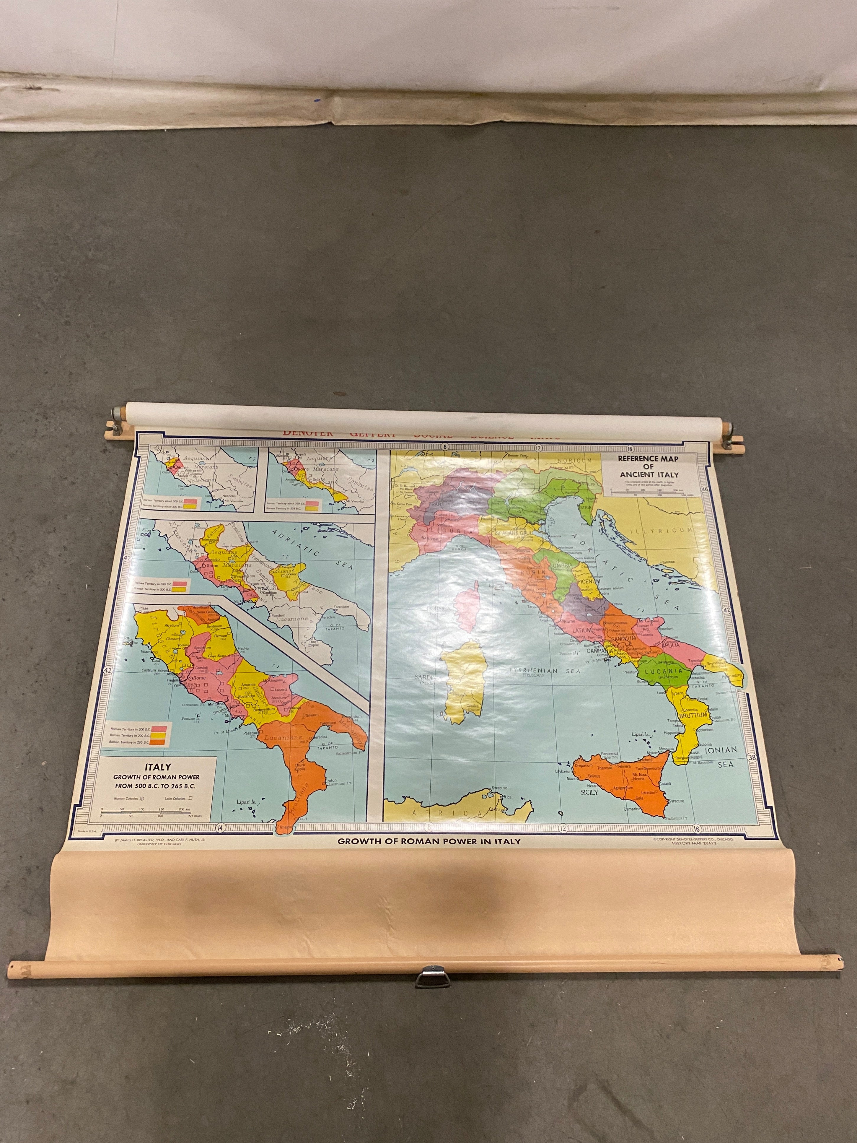 Denoyer-Geppert Growth of the Roman Empire Map