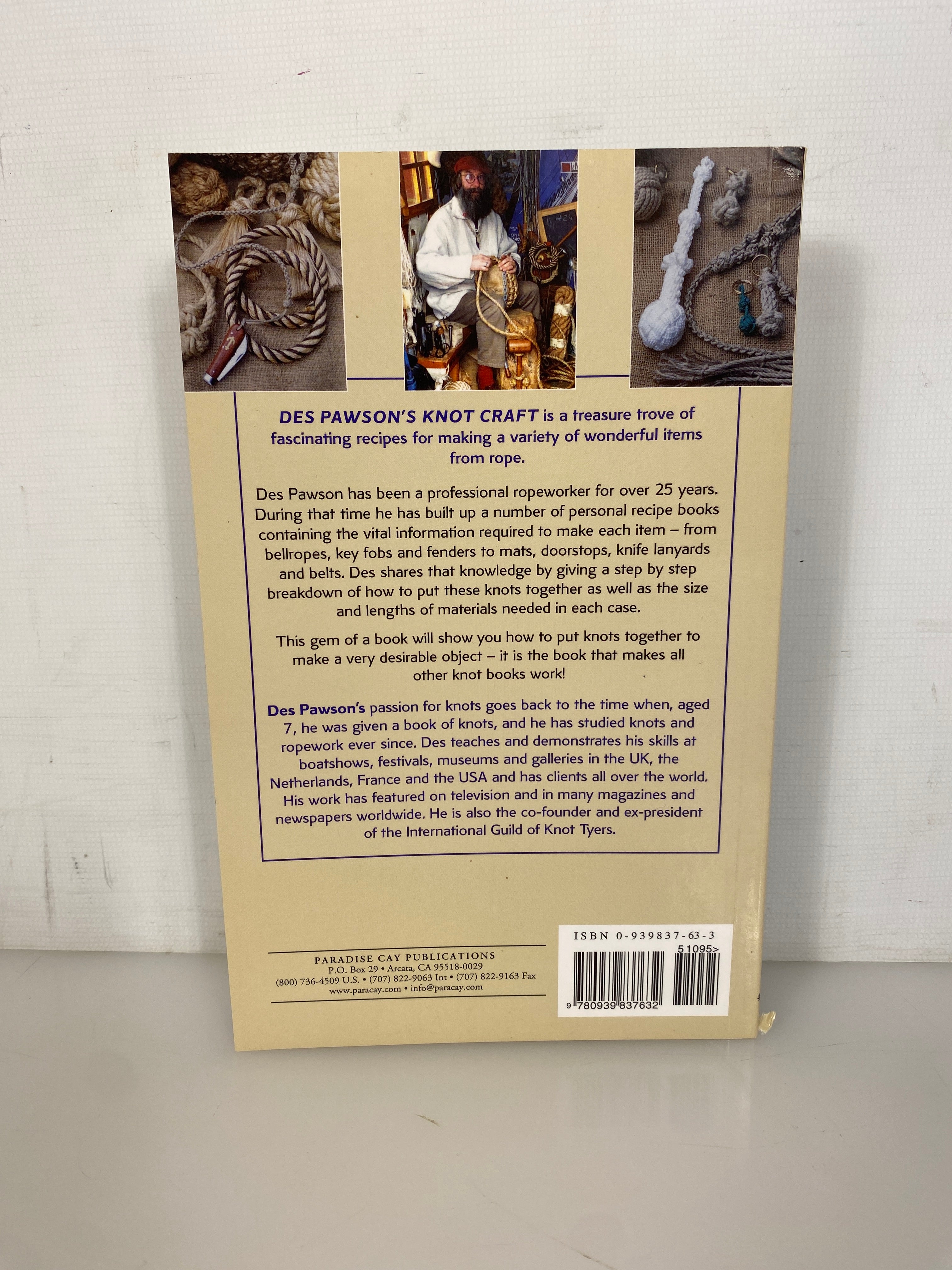 Des Pawson's Knot Craft 28 Ropework Projects 2003 1st Ed SC