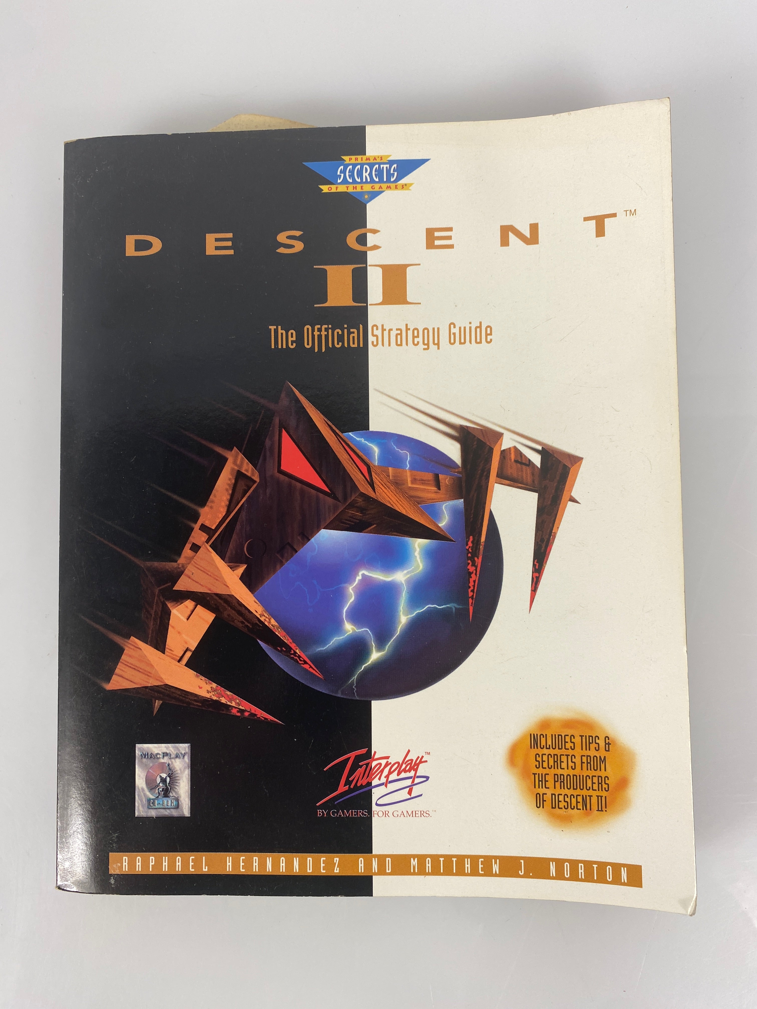 Descent II 2 Official Strategy Guide Prima 1996