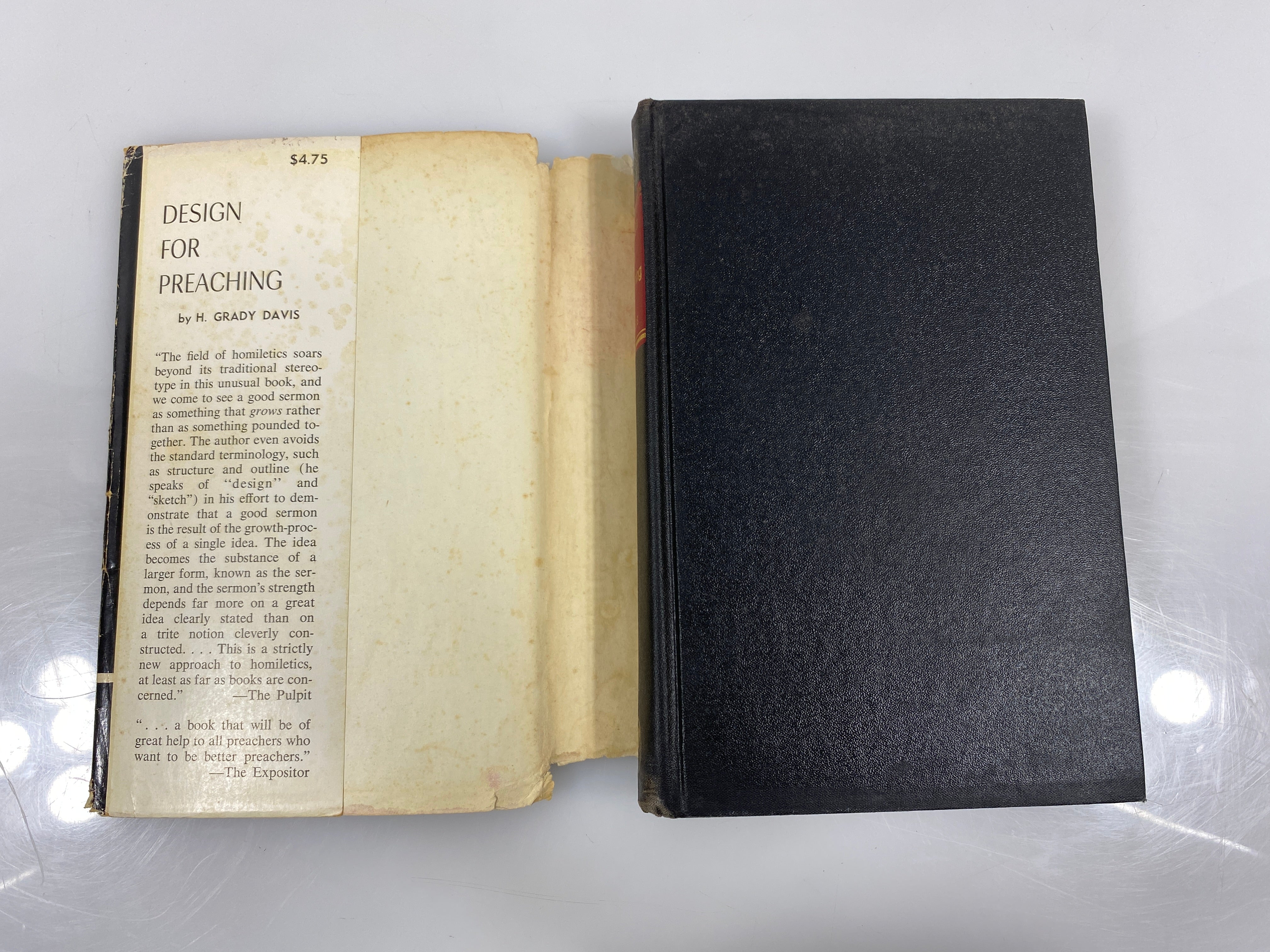 Design For Preacing by Davis 1958 4th Print HCDJ