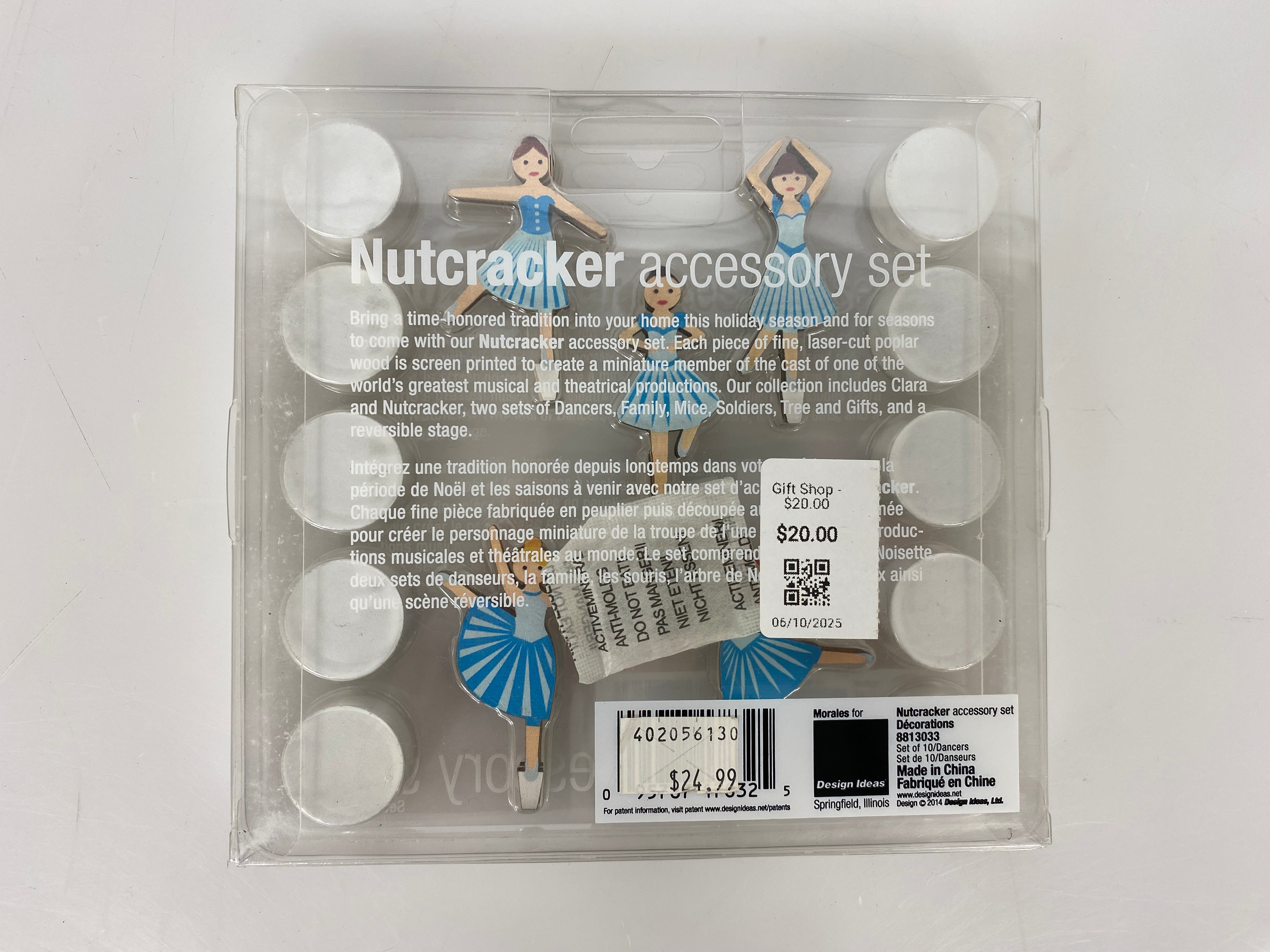 Design Ideas Nutcracker Accessory Set of 10