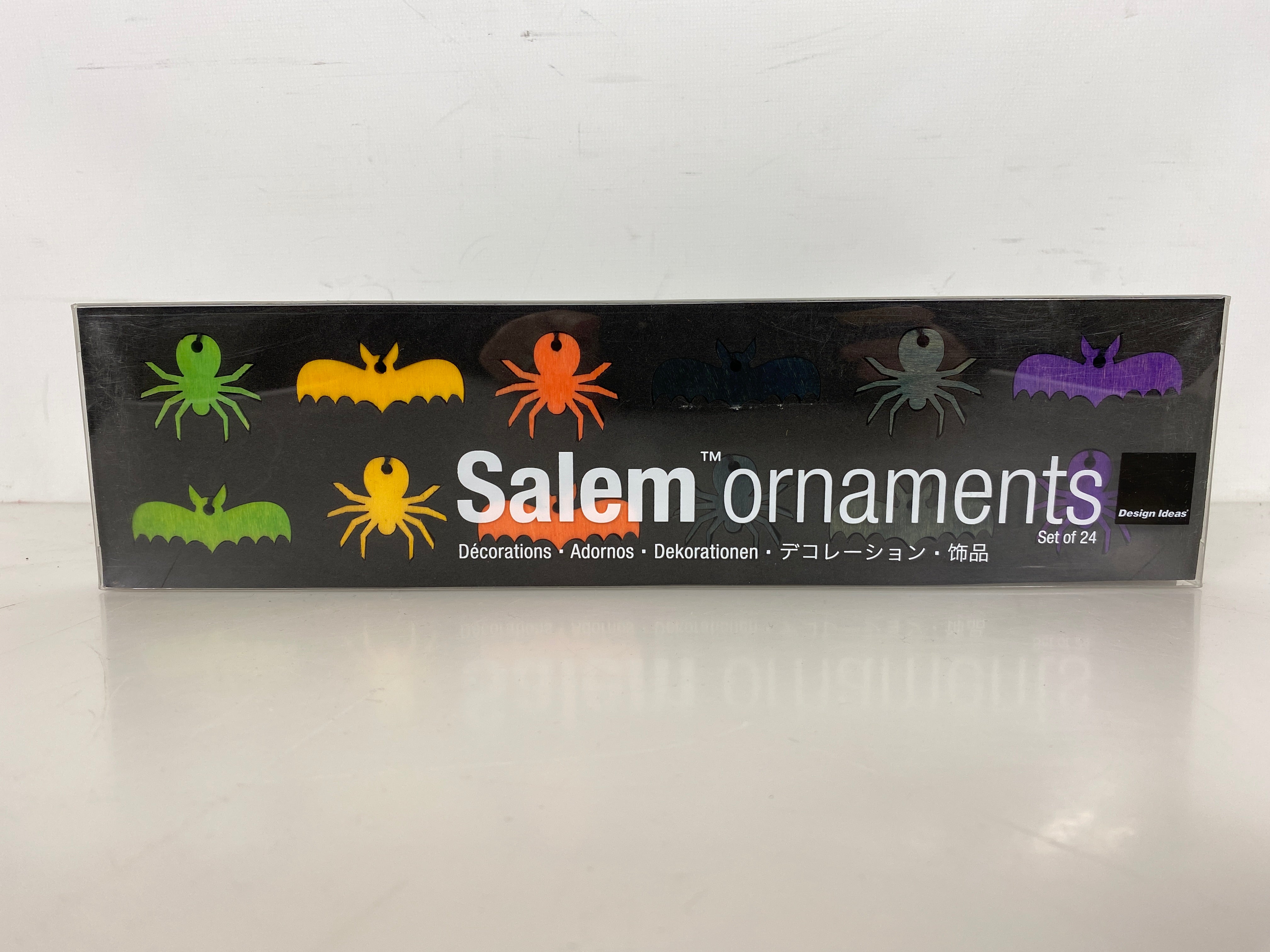 Design Ideas Wooden Halloween Ornaments Set of 24