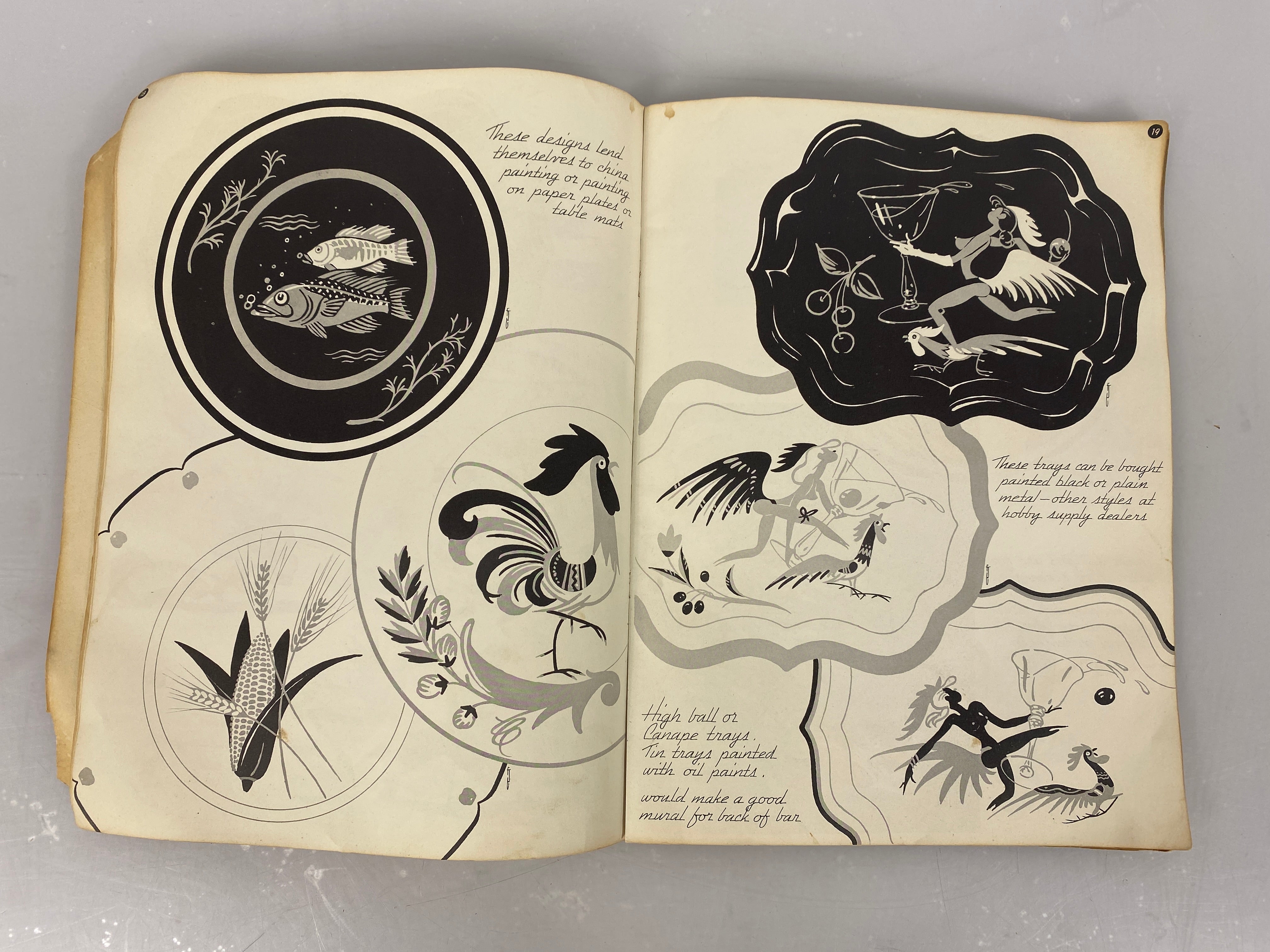 Designs by Frederick Garner Vintage Art Magazine