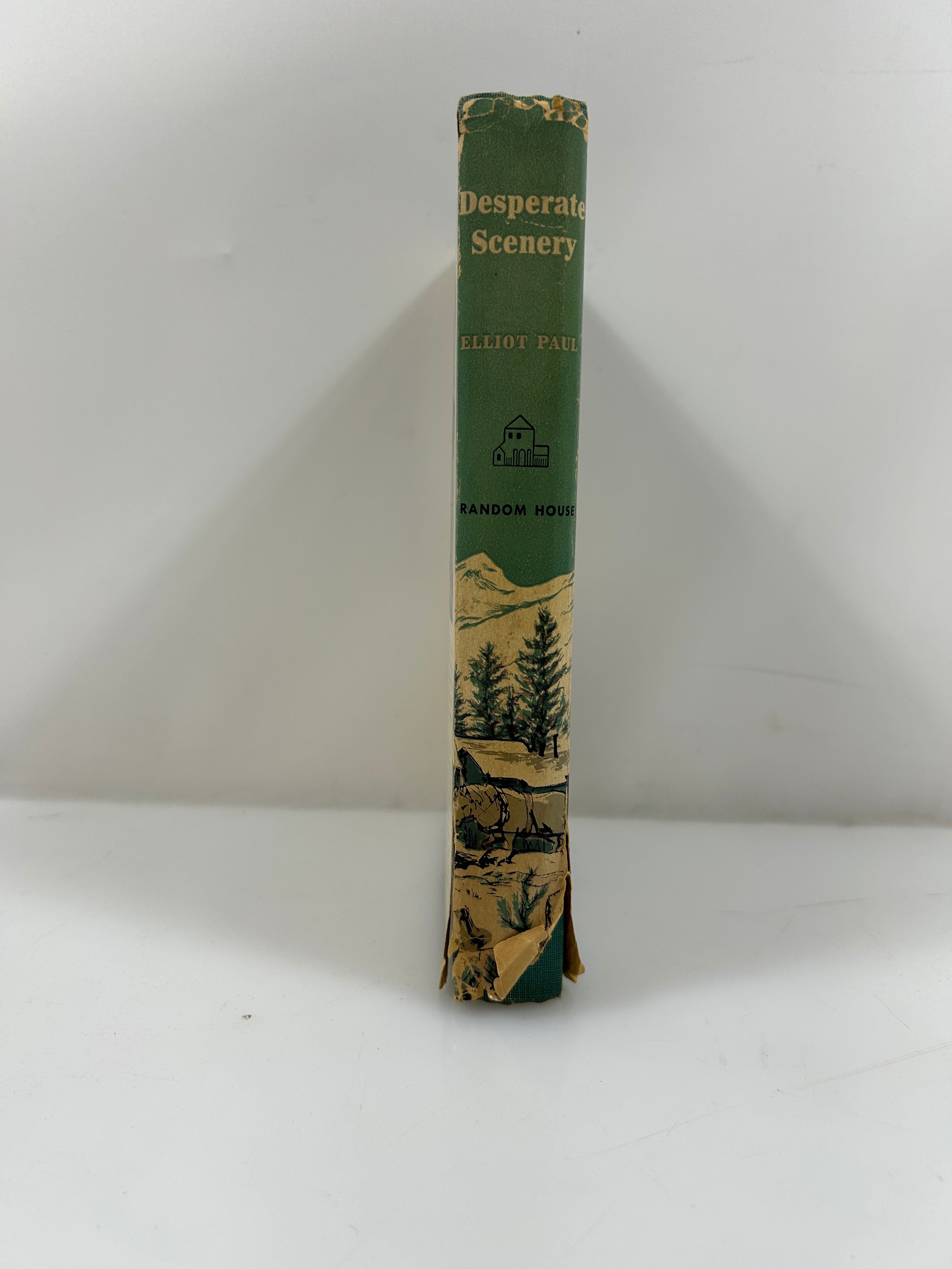 Desperate Scenery by Elliot Paul 1954 Second Printing HC DJ