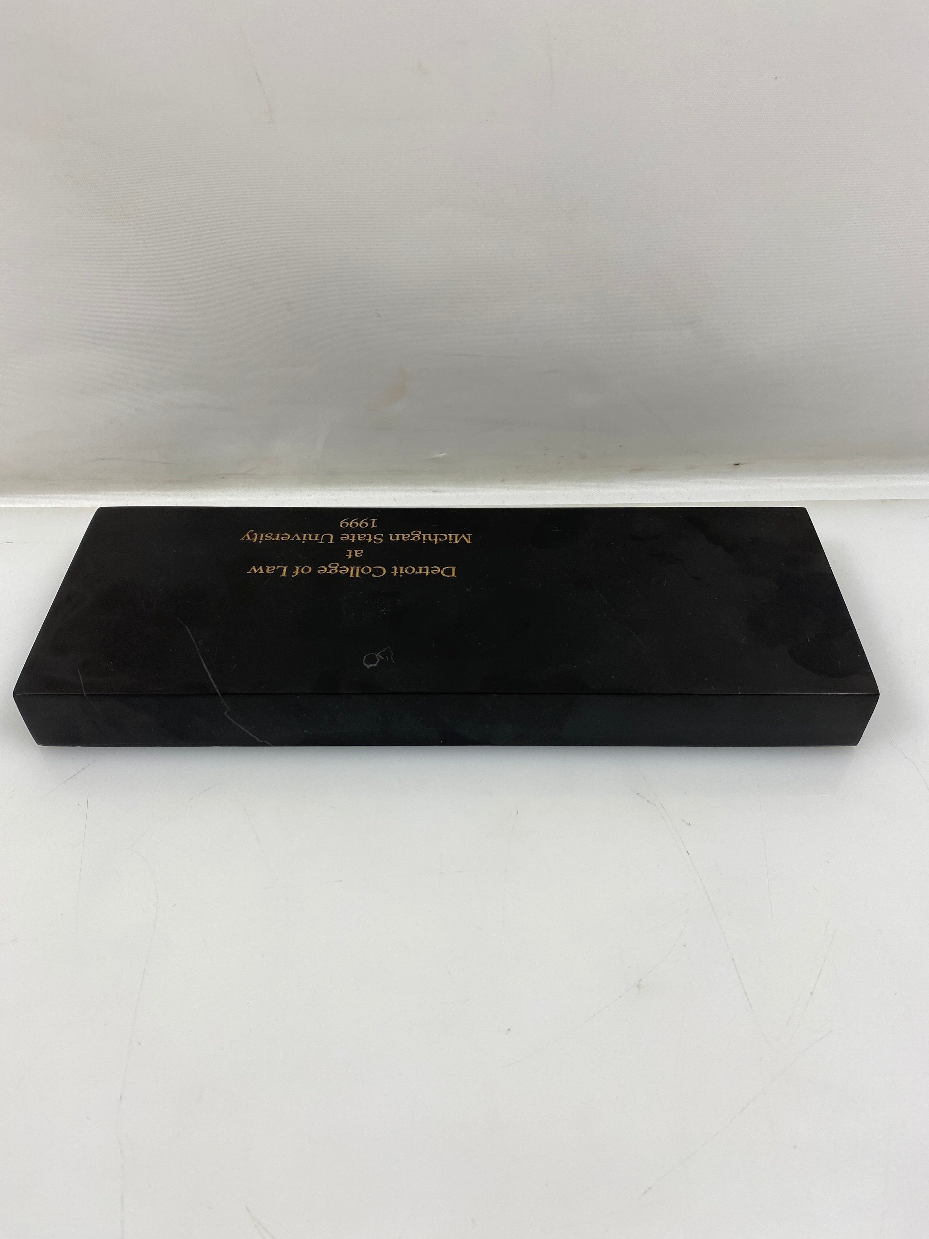 Detroit College of Law at Michigan State University 1999 Plaque