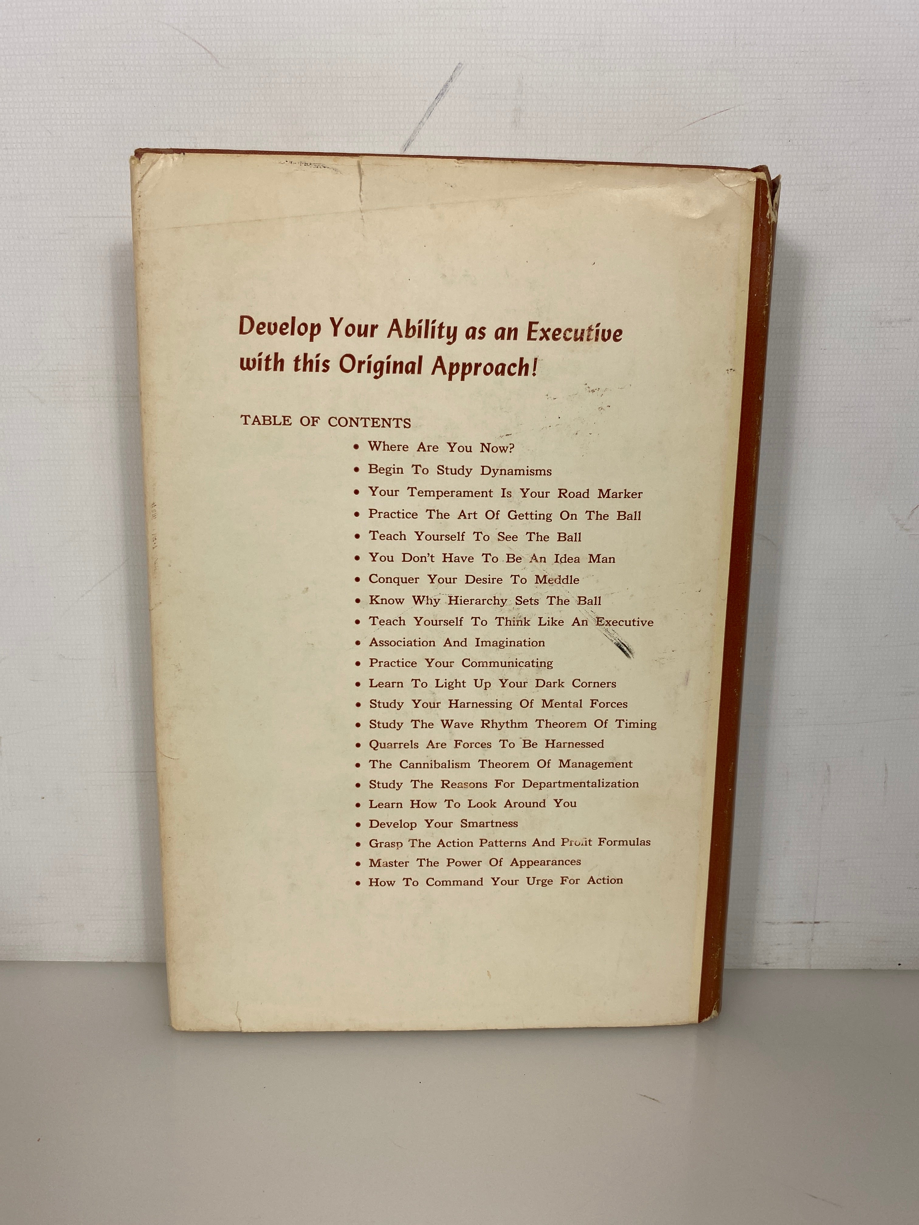 Developing Executive Capacity by Edwin Laird Cady 1959 2nd Print HCDJ