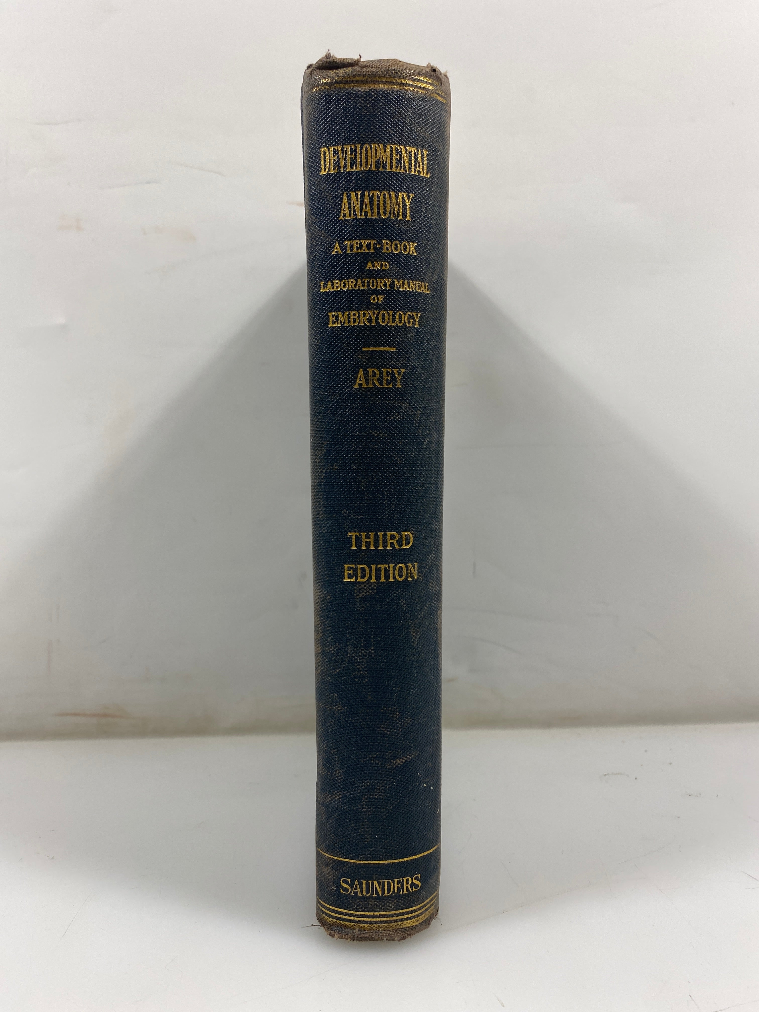 Developmental Anatomy by Arey 3rd Ed. 1938 HC