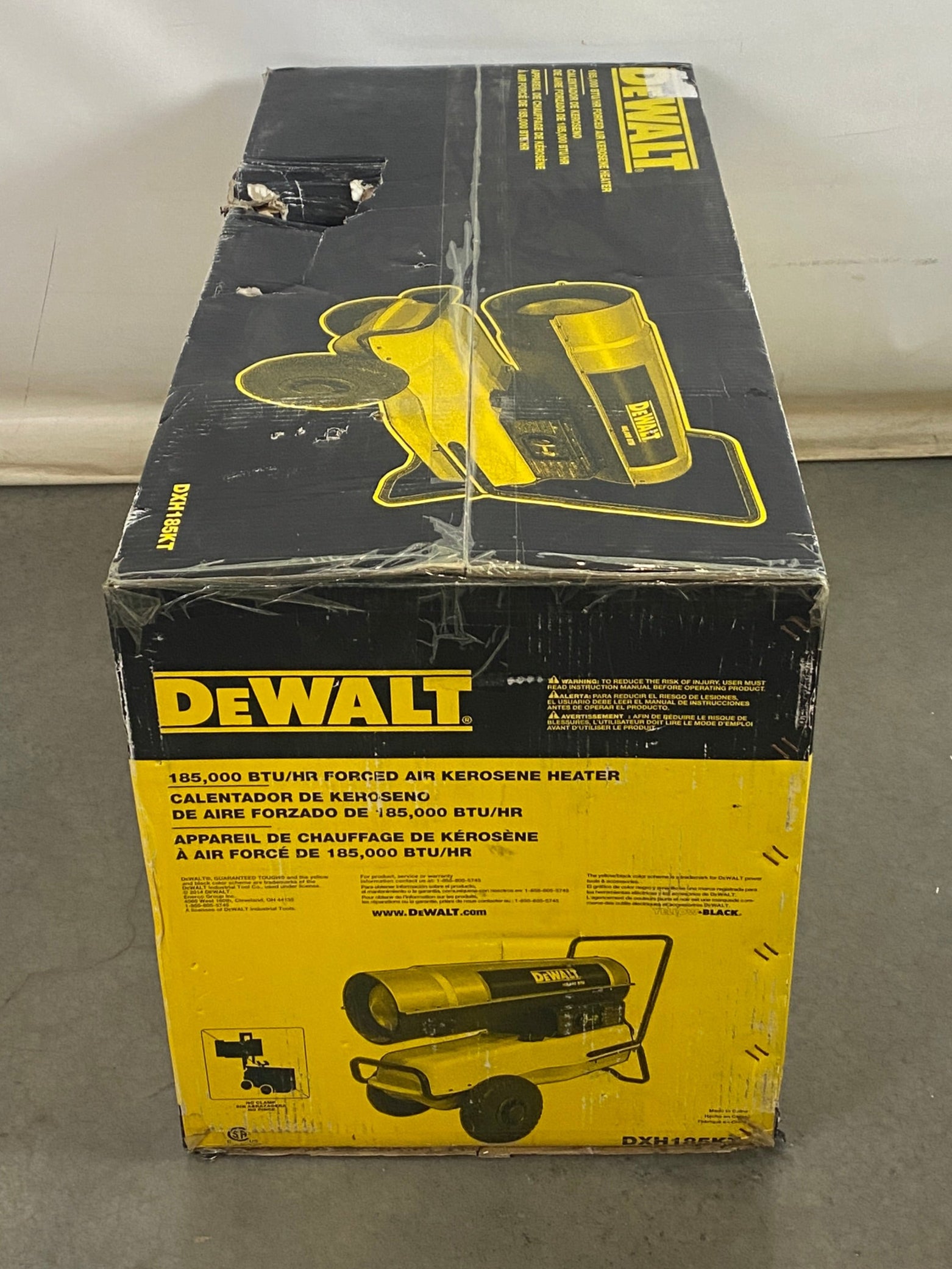 Dewalt 185,000 BTU/HR Forced Air Kerosene Heater *New*