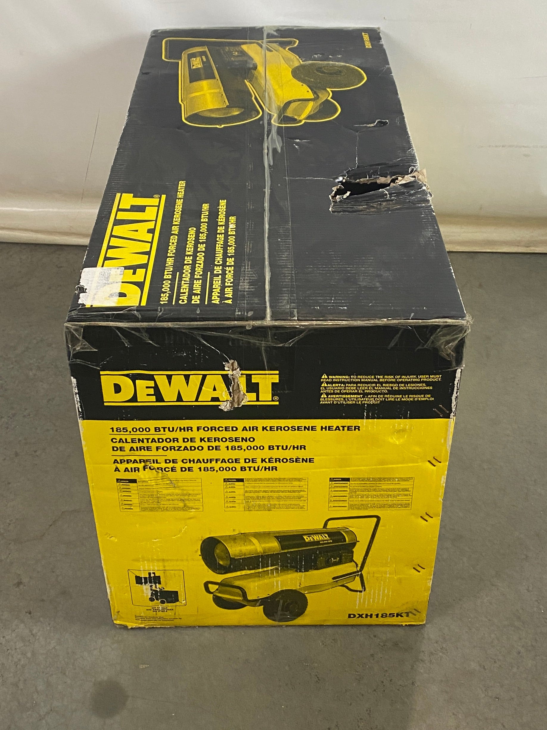 Dewalt 185,000 BTU/HR Forced Air Kerosene Heater *New*