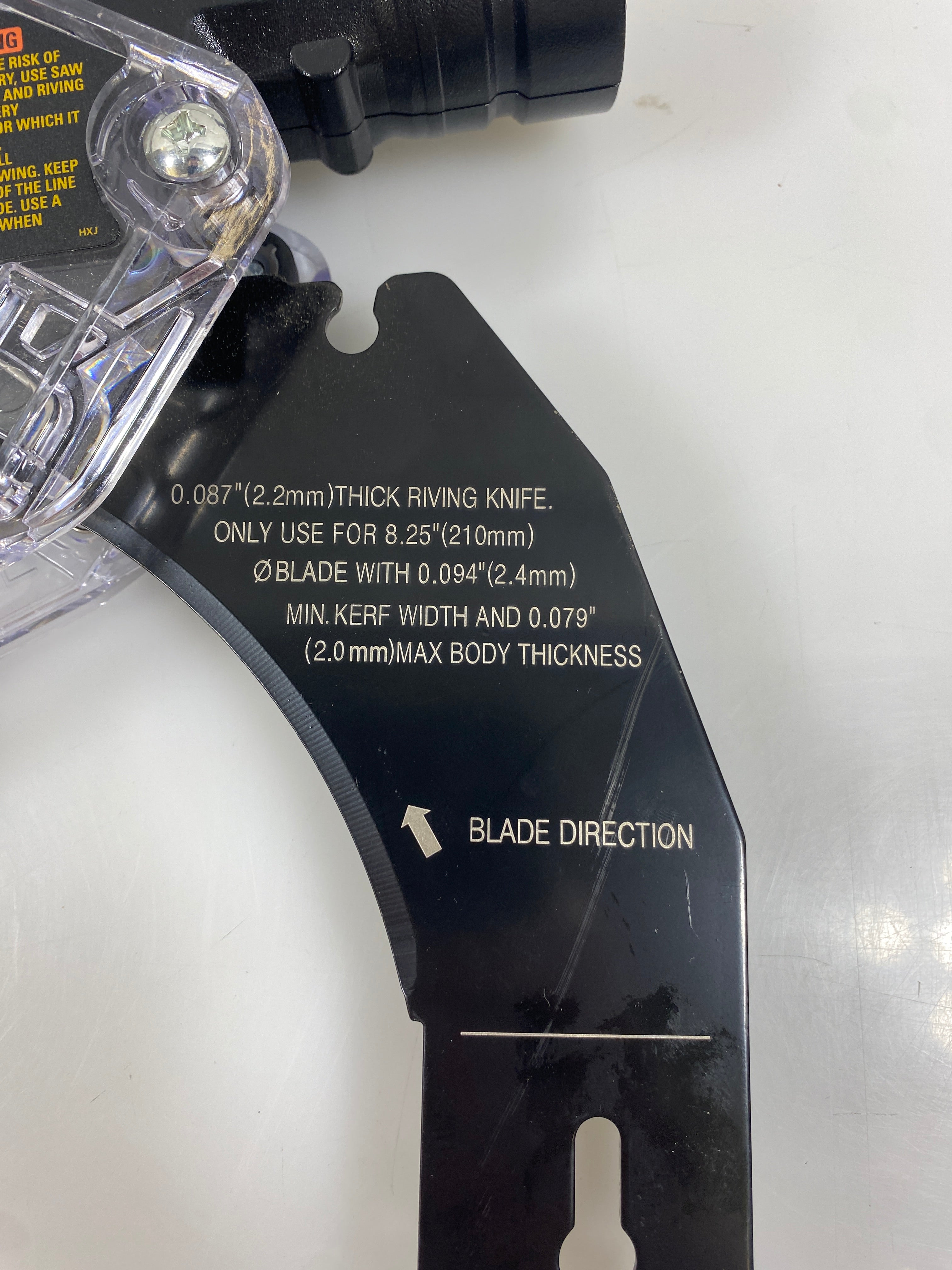 DeWALT Table Saw Blade Guard