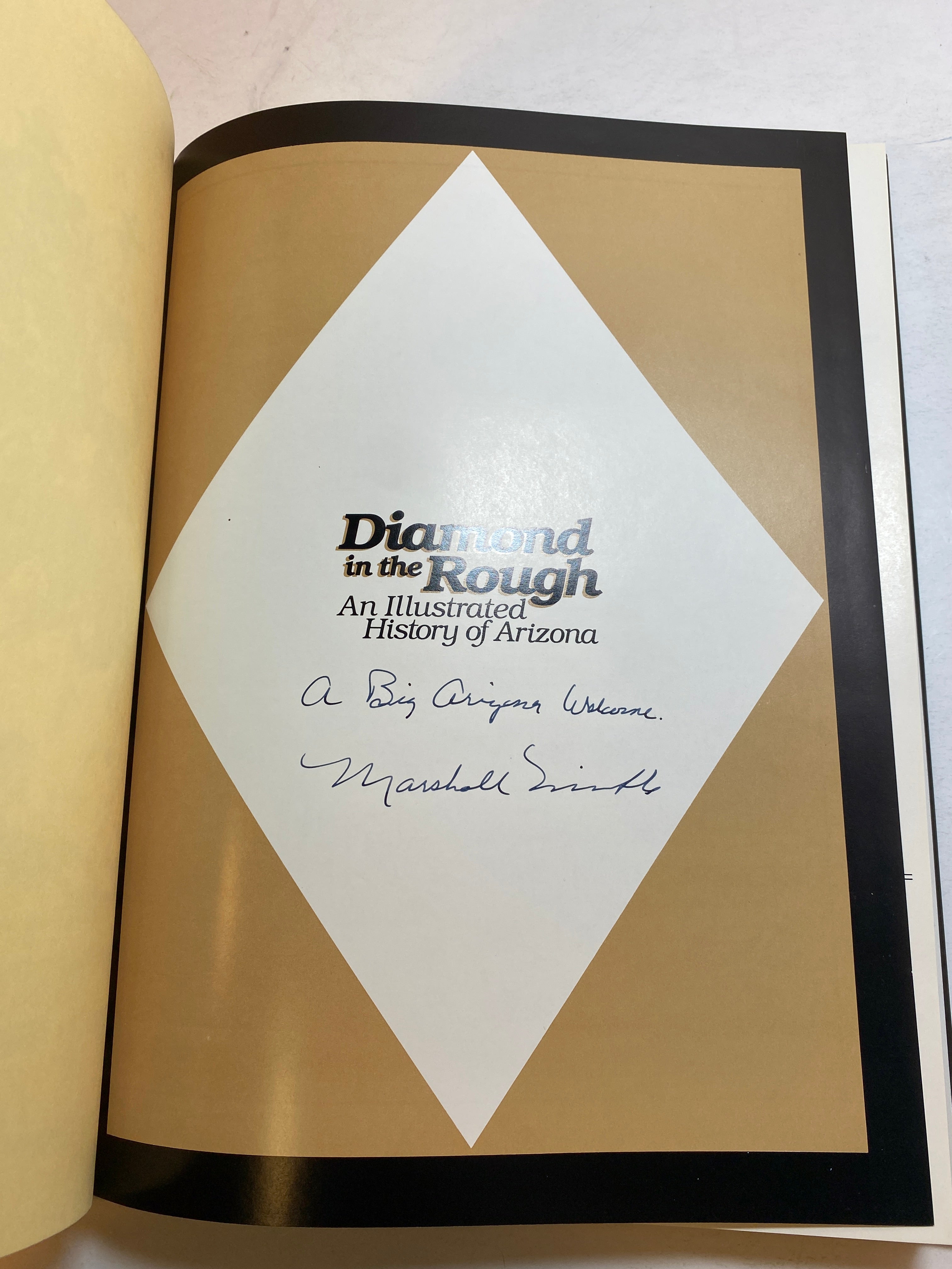 Diamond in the Rough Arizona Marshall Trimble 1988 *Signed*