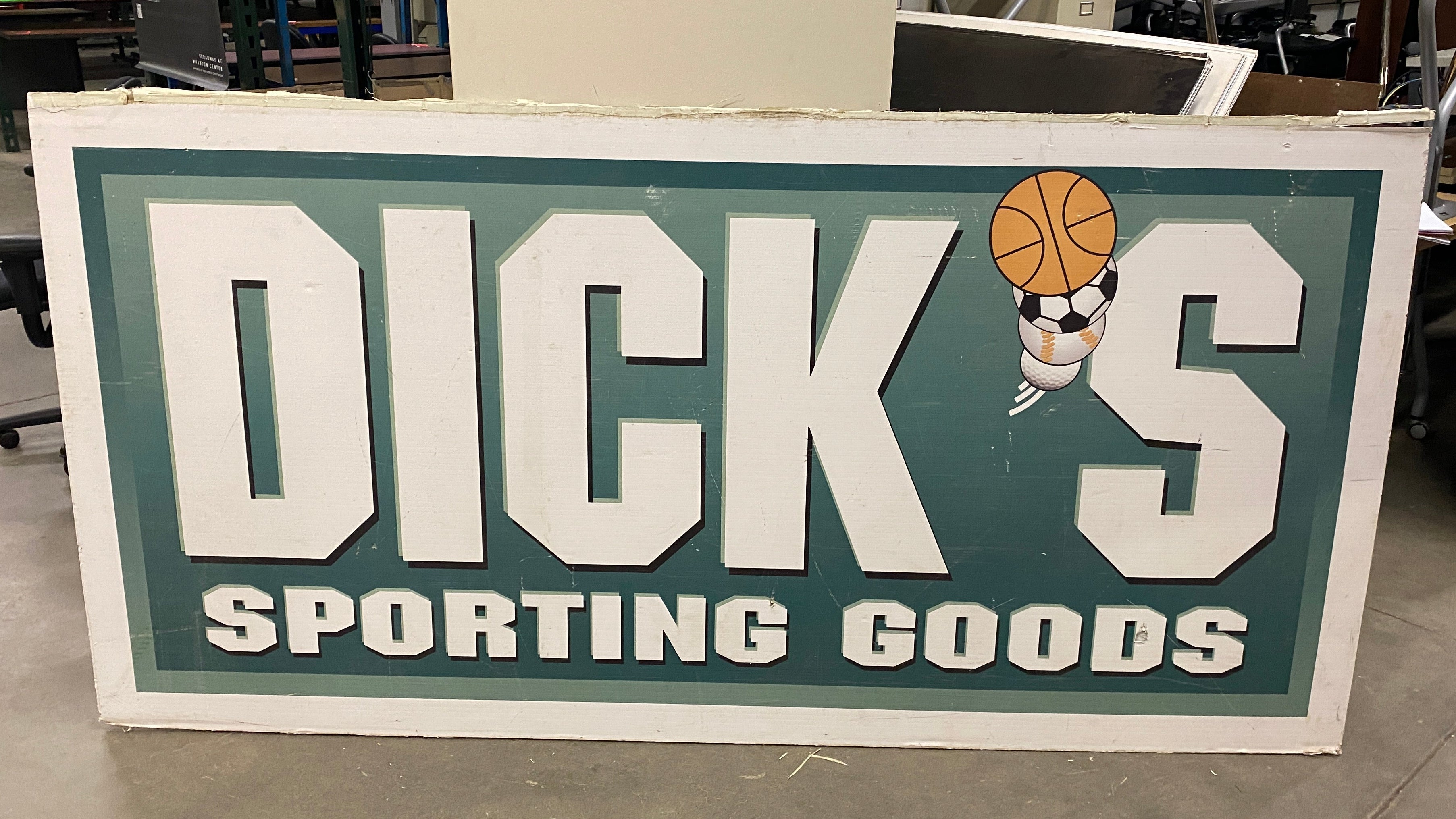 "Dicks Sporting Goods" Corrugated Sign