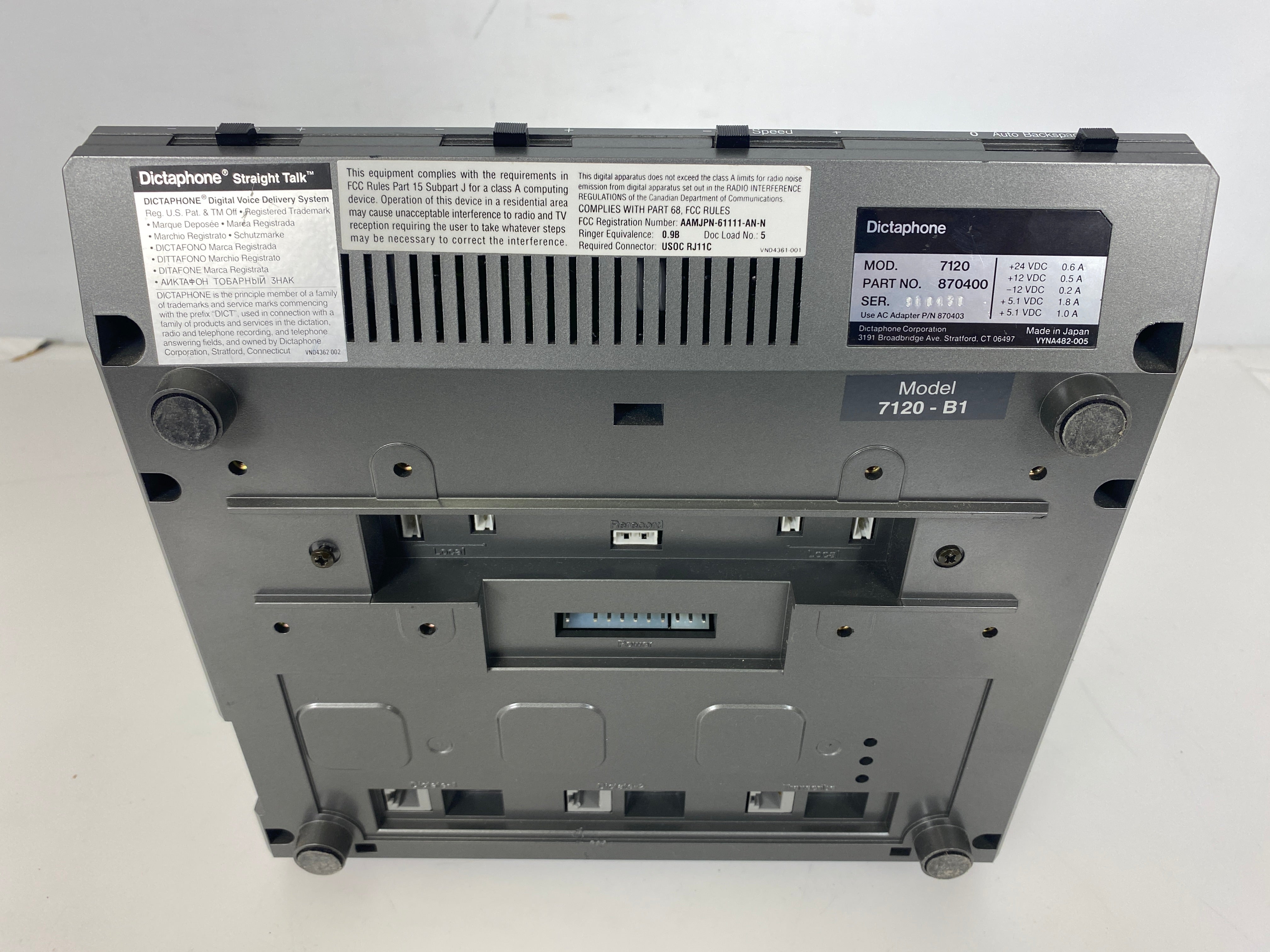 Dictaphone 7120-B1 Digital Voice Processor