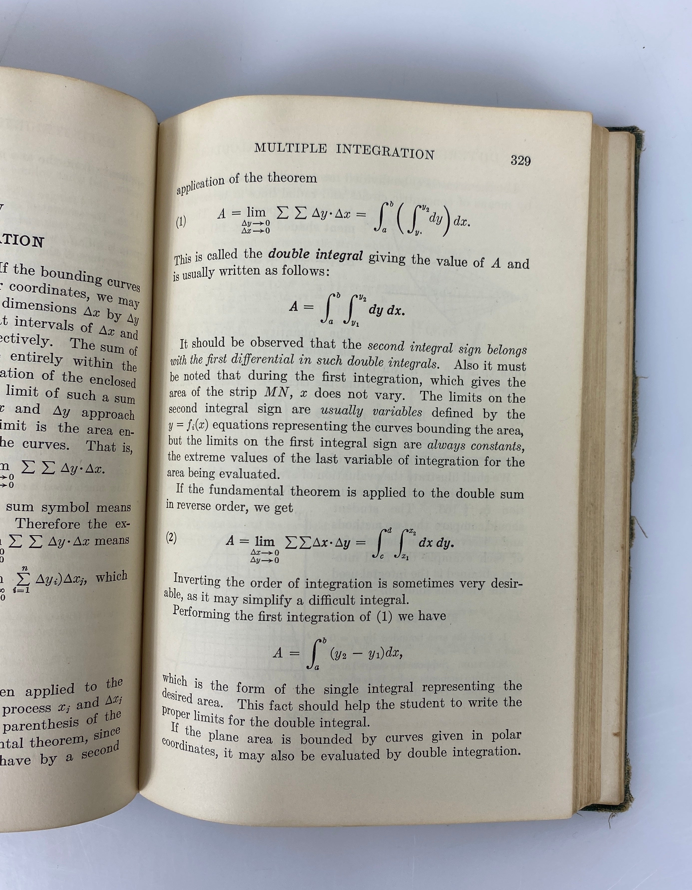 Differential and Integral Calculus by Neelley/Tracey 1932 First Edition HC