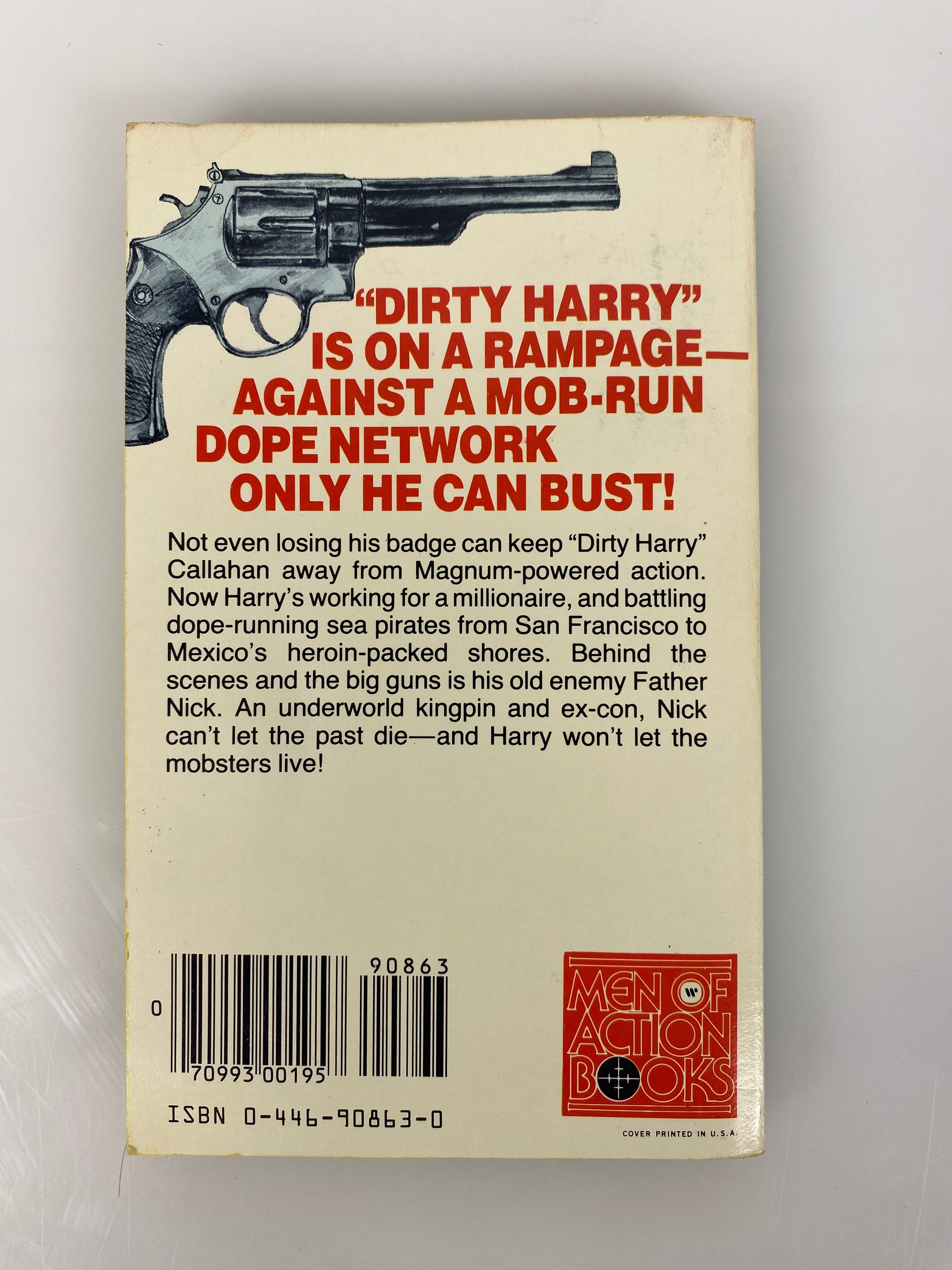 Dirty Harry #4 The Mexico Kill Dane Hartman Vintage Paperback 1982