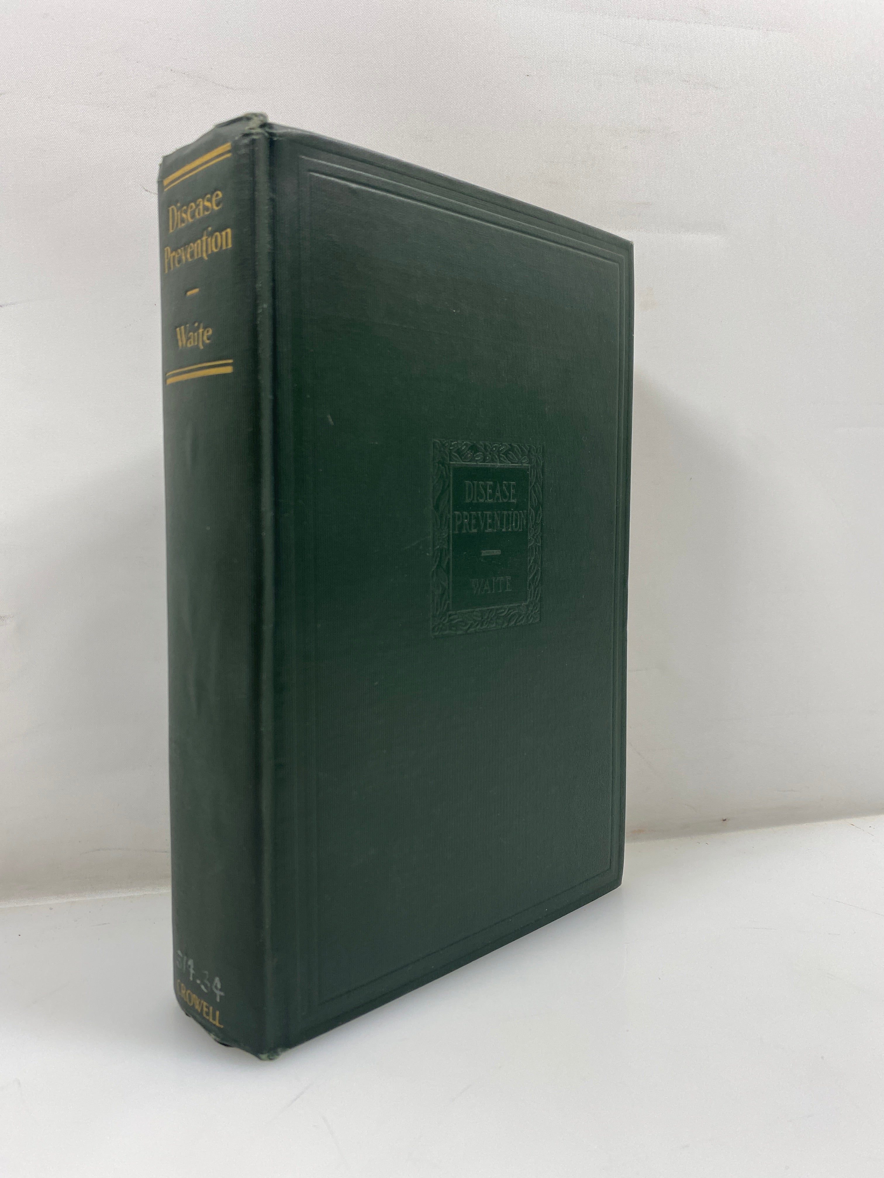 Disease Prevention by Waite Ex-library 1926 HC