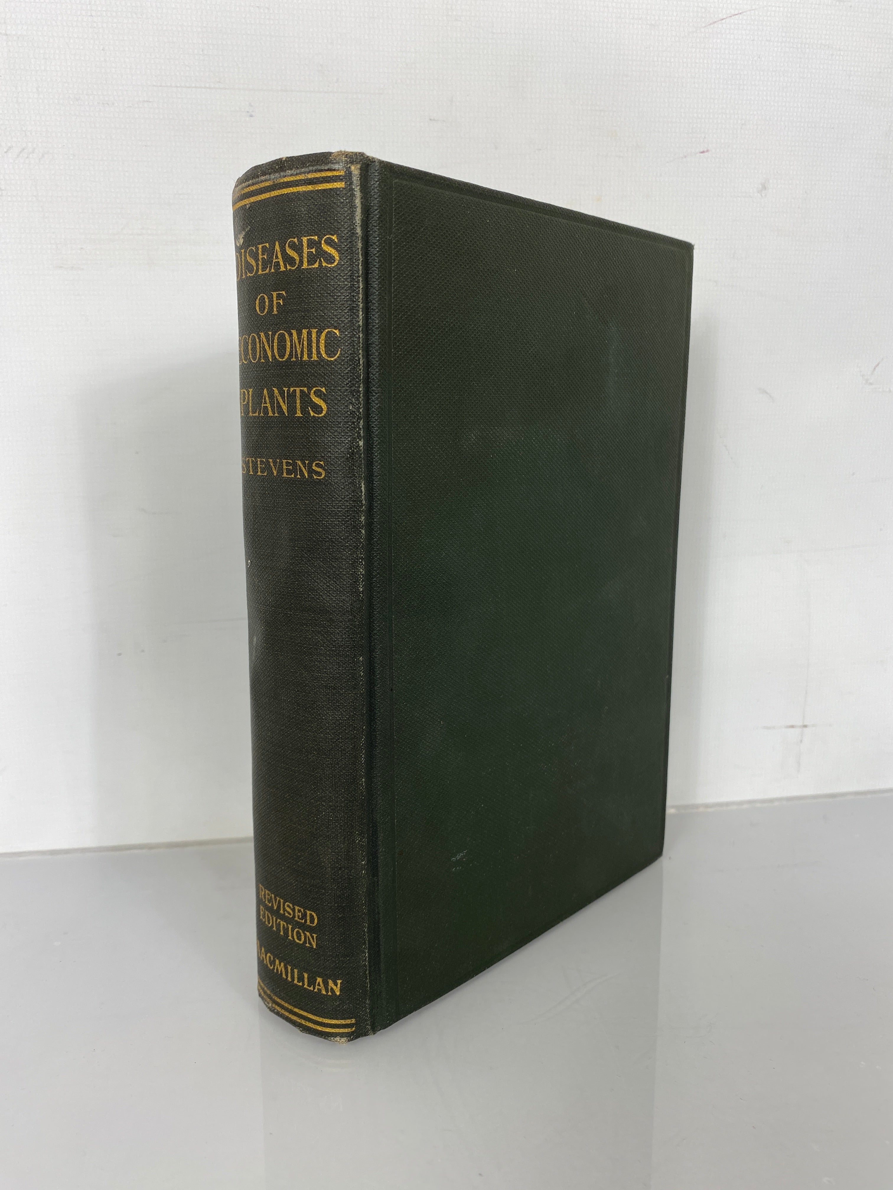 Diseases of Economic Plants Stevens/Hall 1922 Revised Edition Antique HC