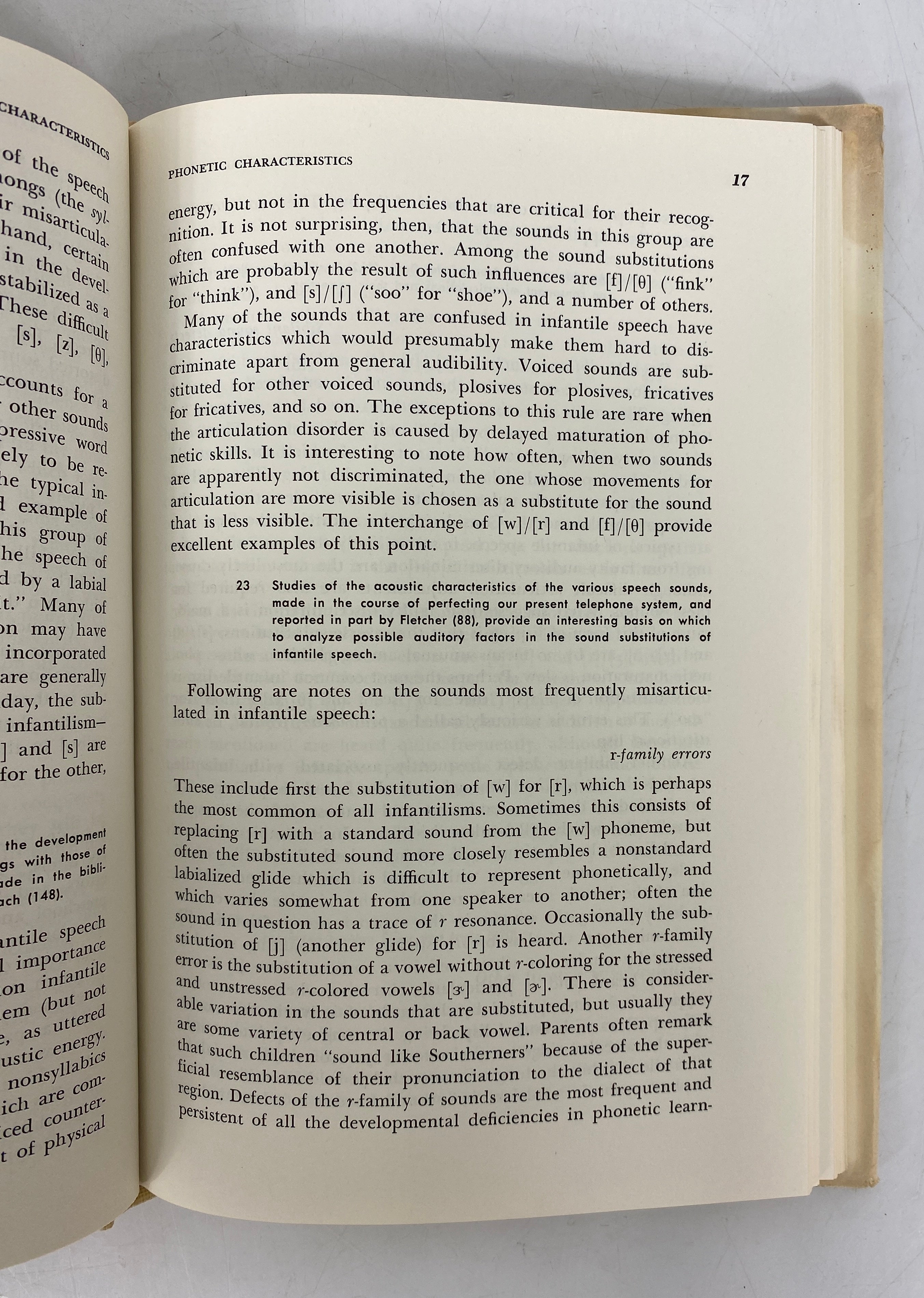 Disorders of Articulation James Carrell 1968 1st Printing HC DJ