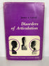 Disorders of Articulation James Carrell 1968 1st Printing HC DJ
