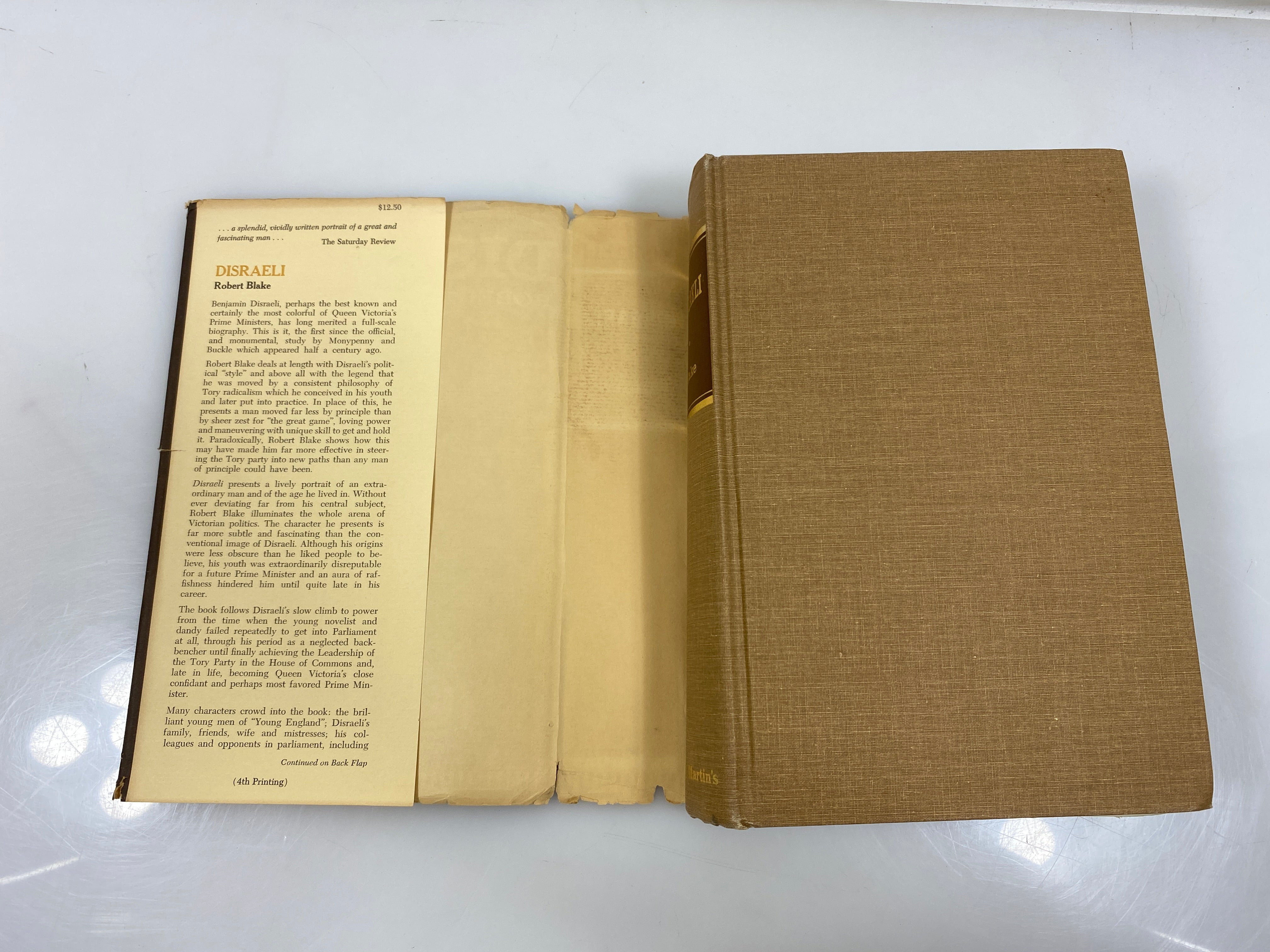 Disraeli by Robert Blake 1967 HCDJ