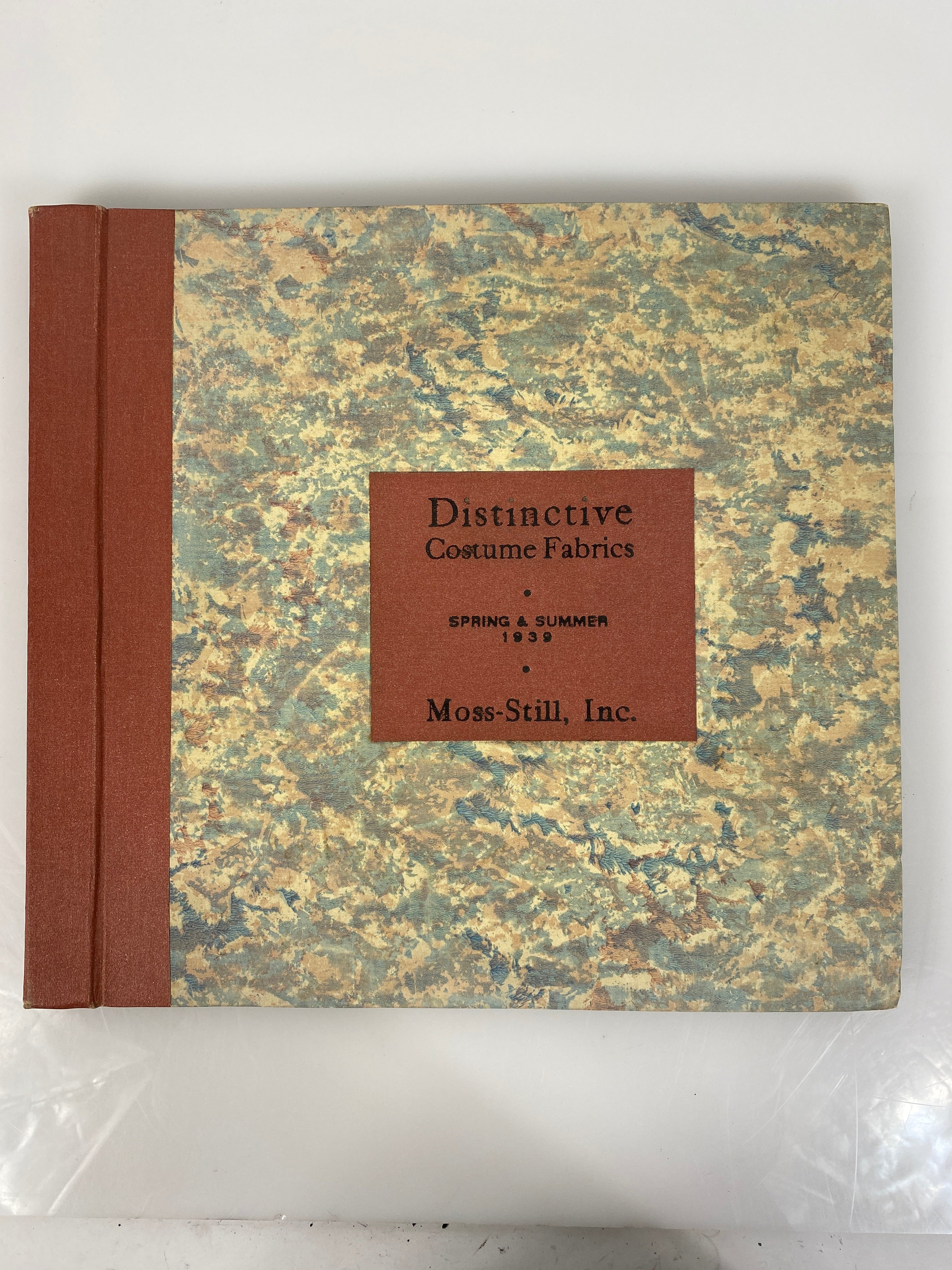 Distinctive Costume Fabrics Moss-Still Inc Vintage Sample Book 1939