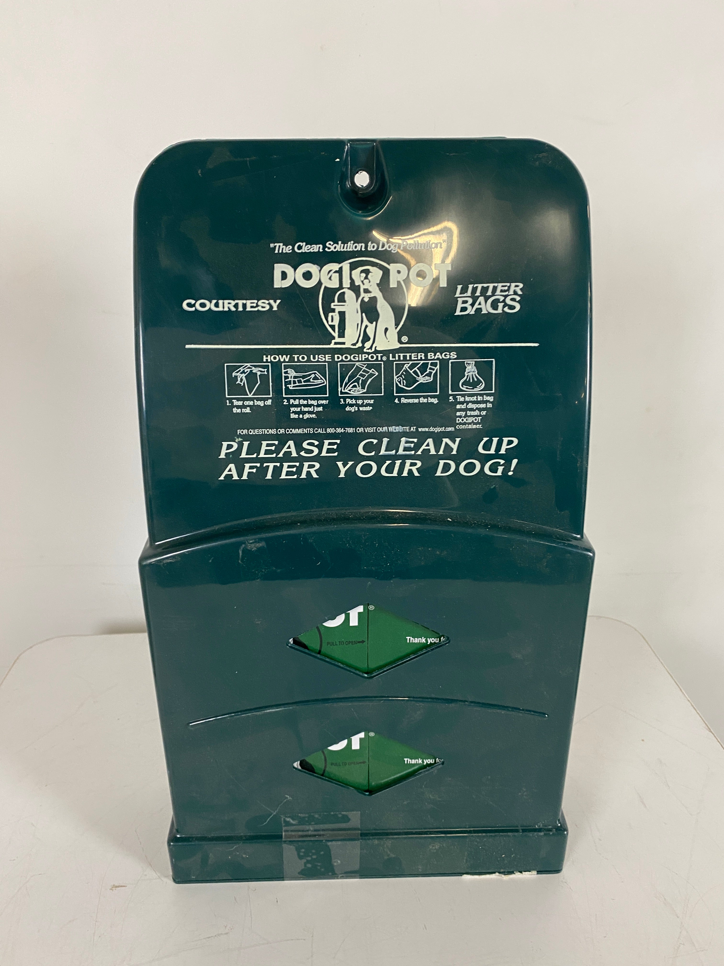 Dog Pot Courtesy Litter Bags Container