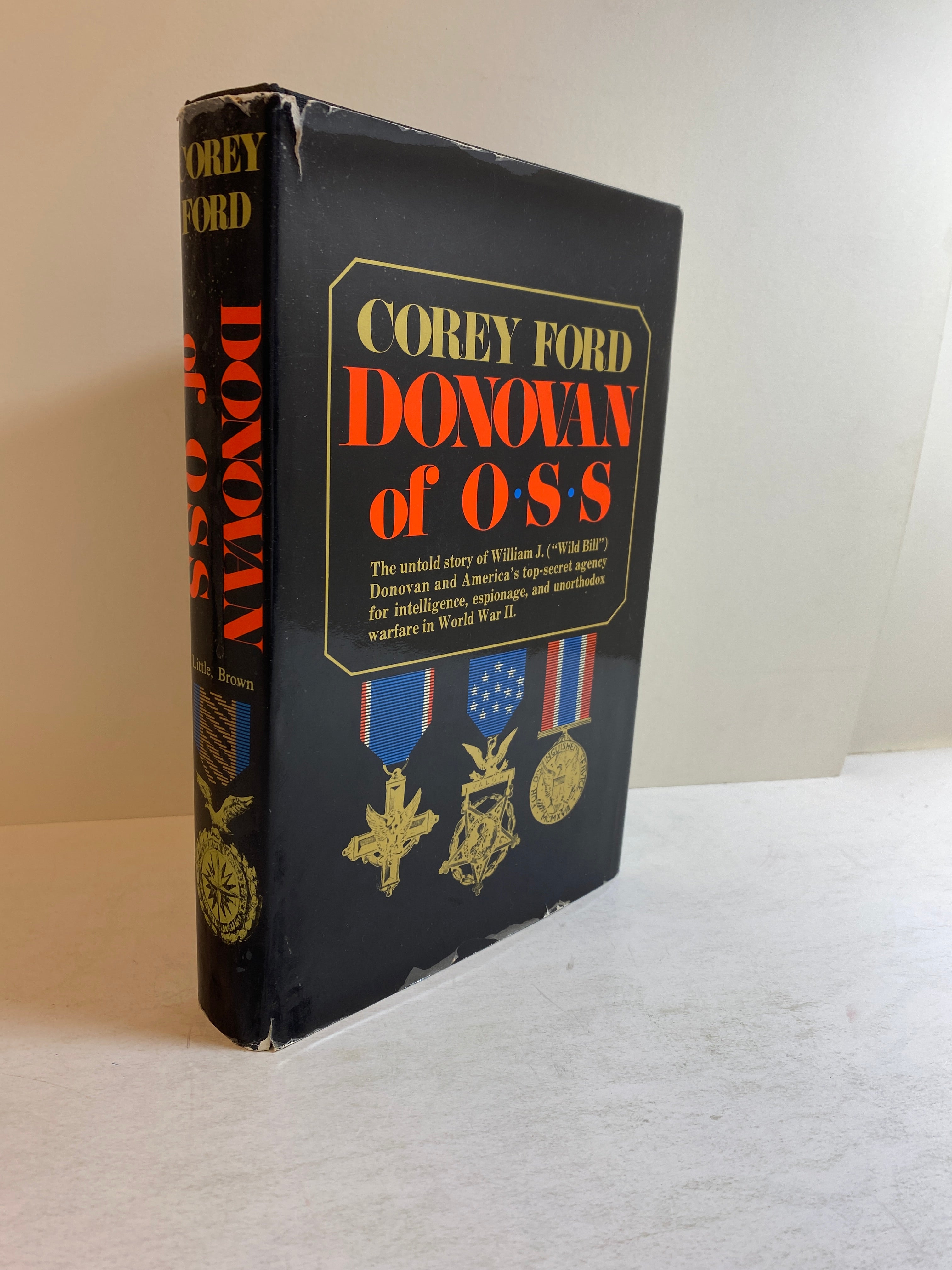 Donovan of OSS by Corey Ford 1970 Vintage First Edition HC DJ