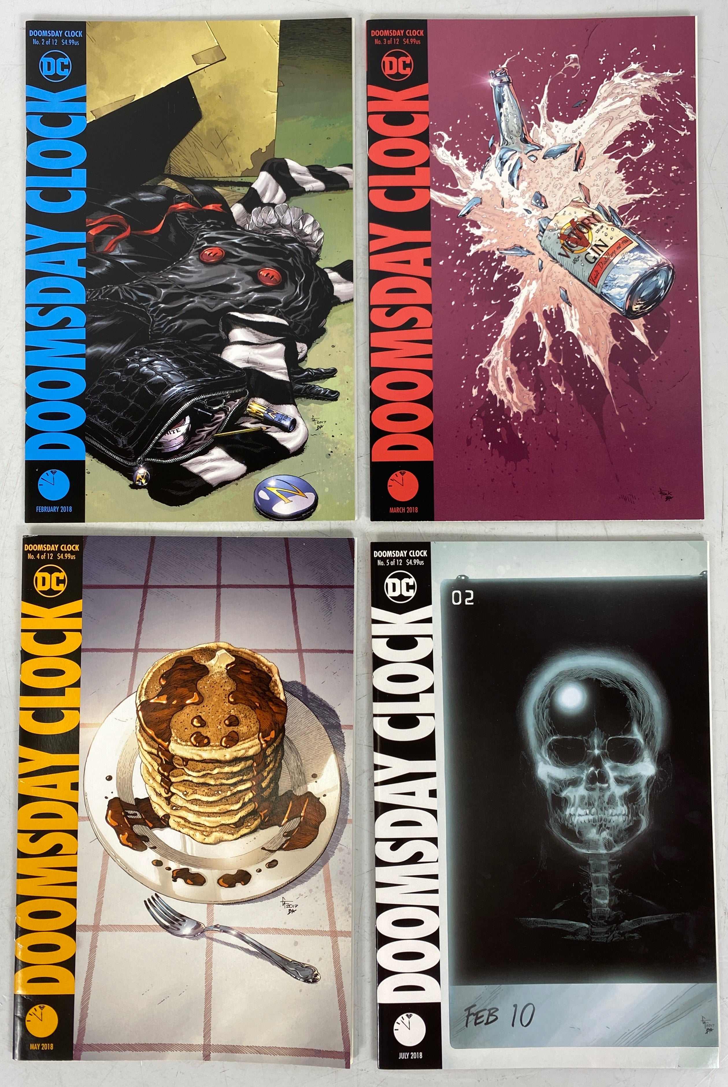 Doomsday Clock #1-12 Complete with Variant Covers for #1 and