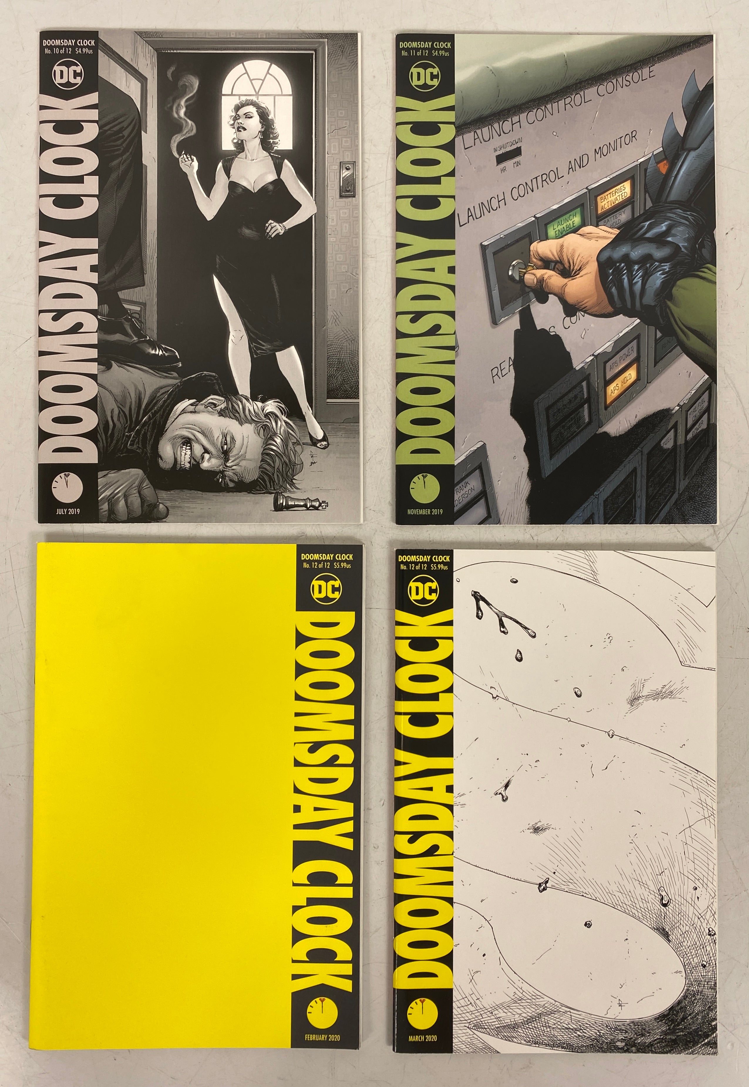 DOOMSDAY CLOCK 1-12全巻セット Doomsday Clock #1-12 Complete with Variant Covers for #1 and