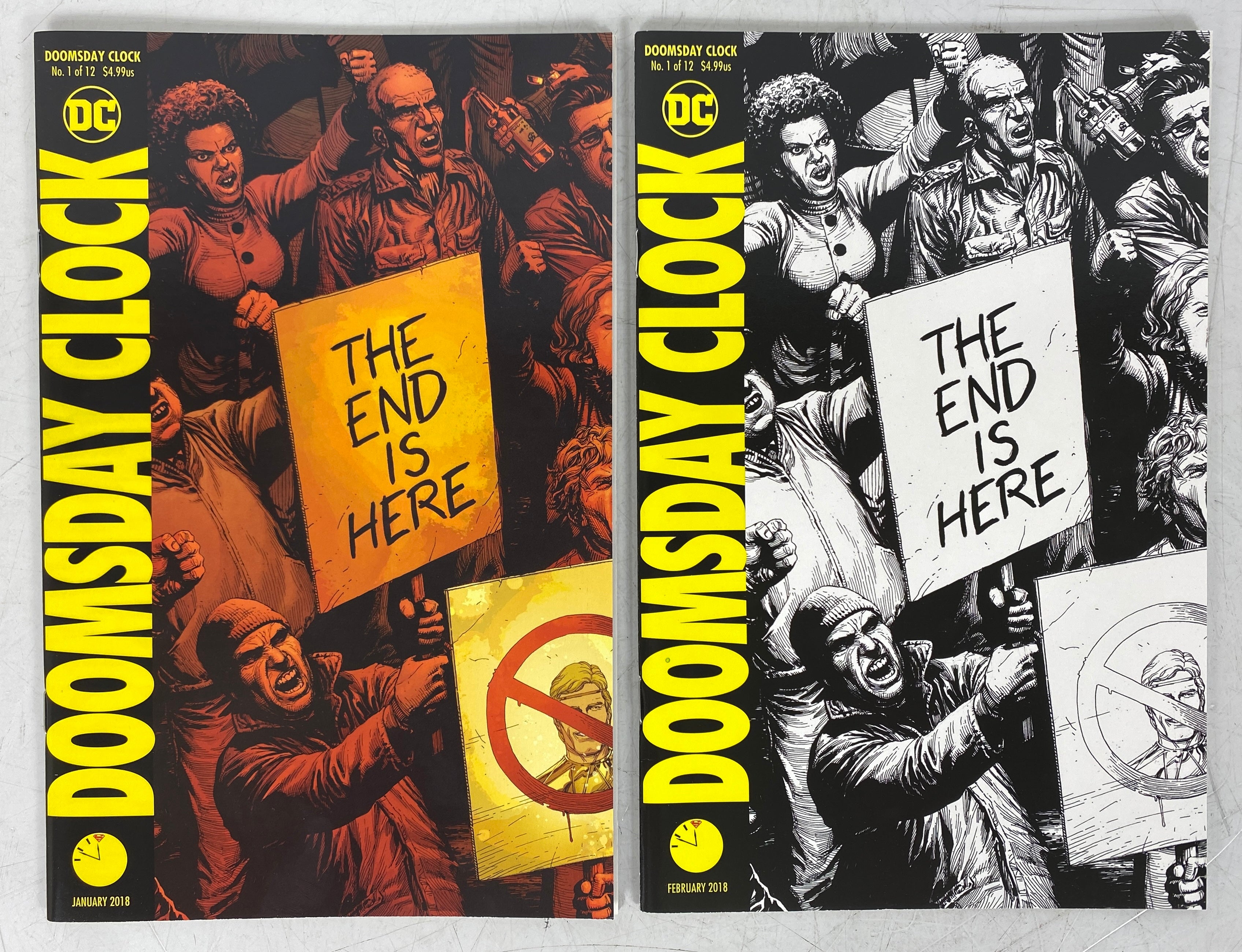 Doomsday Clock #1-12 Complete with Variant Covers for #1 and #12