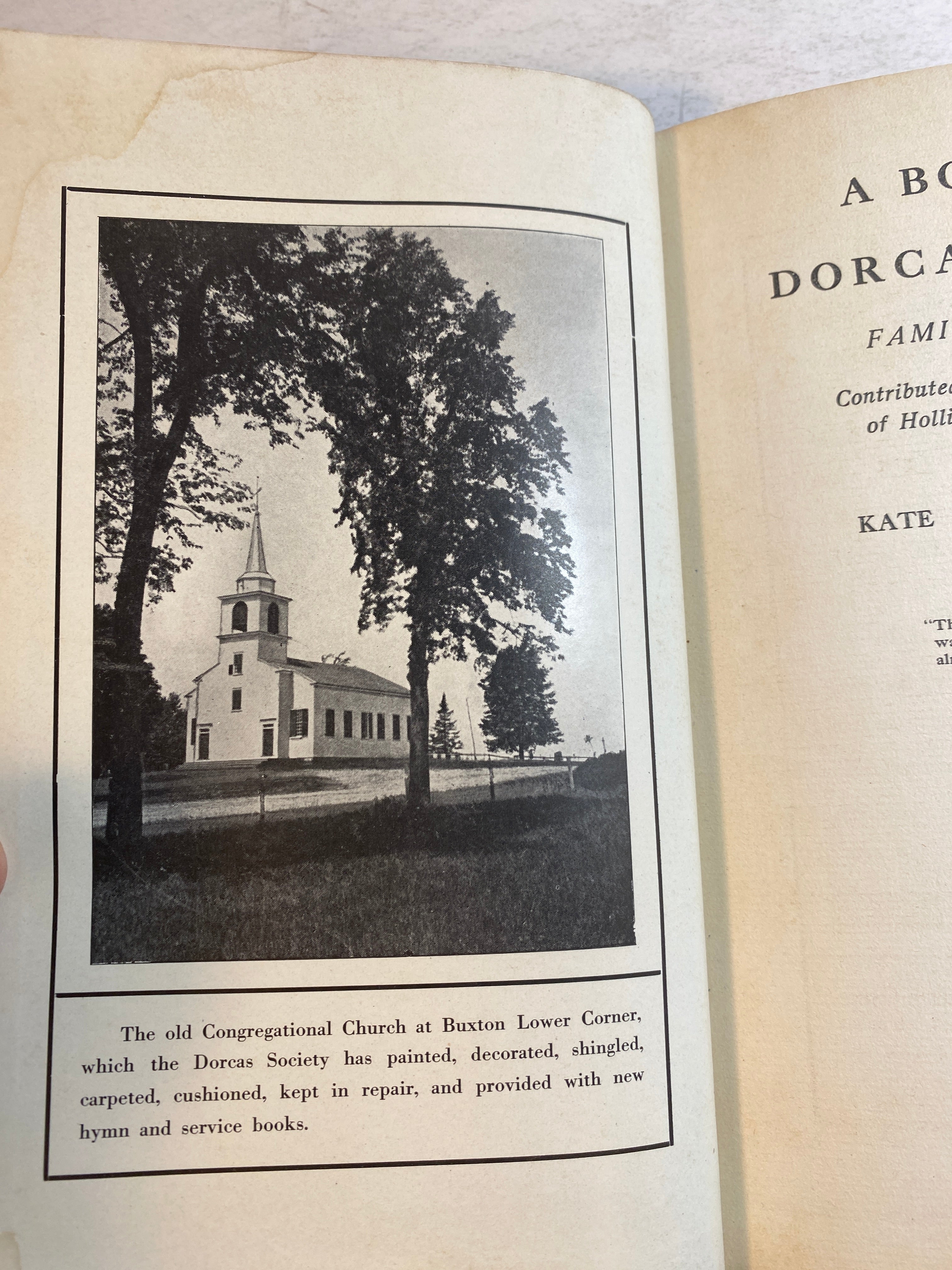 Dorcas Dishes Country Cooking Kate Wiggin HC 1911