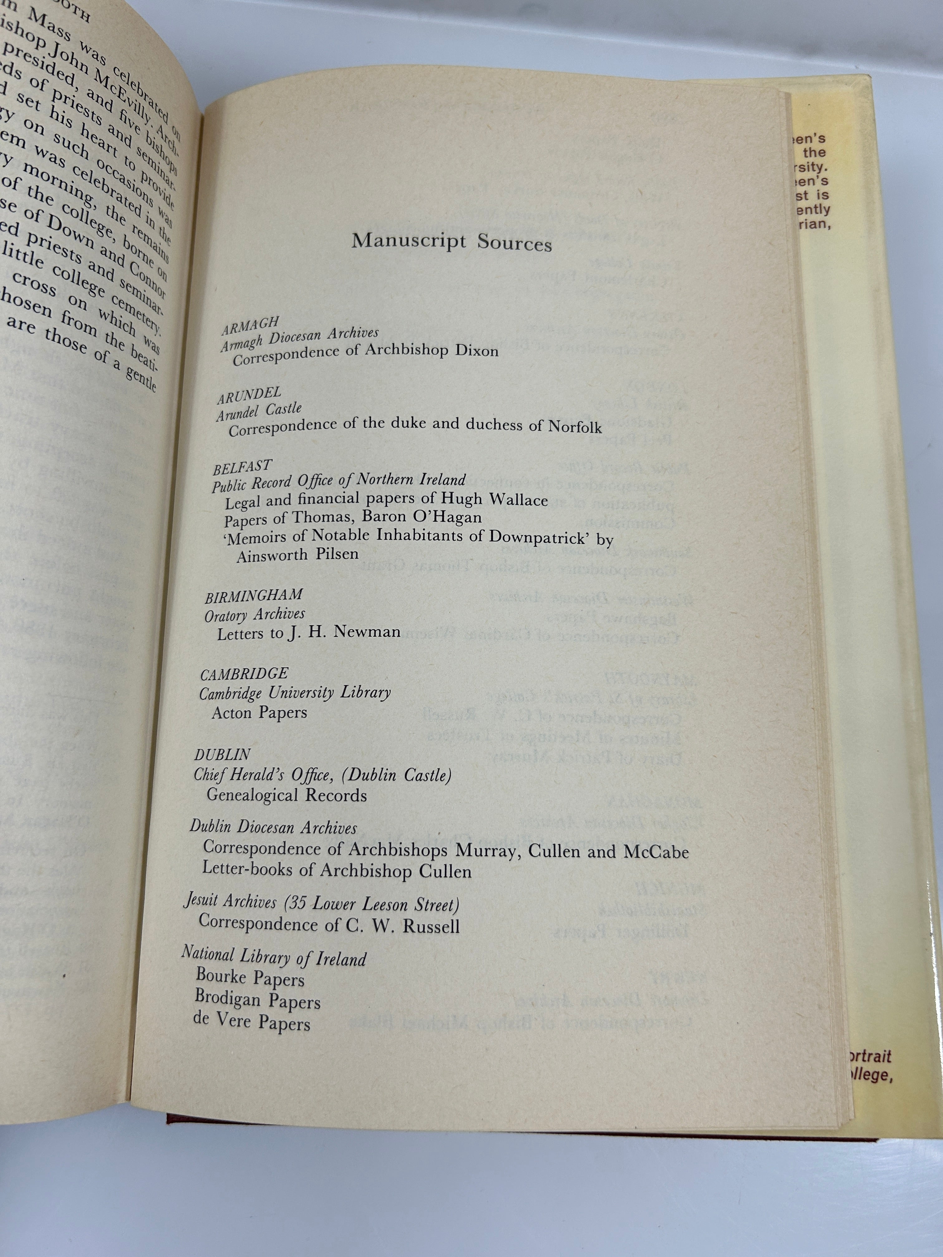 Dr Russell of Maynooth by Ambrose Macaulay 1983 Signed/Inscribed HC DJ